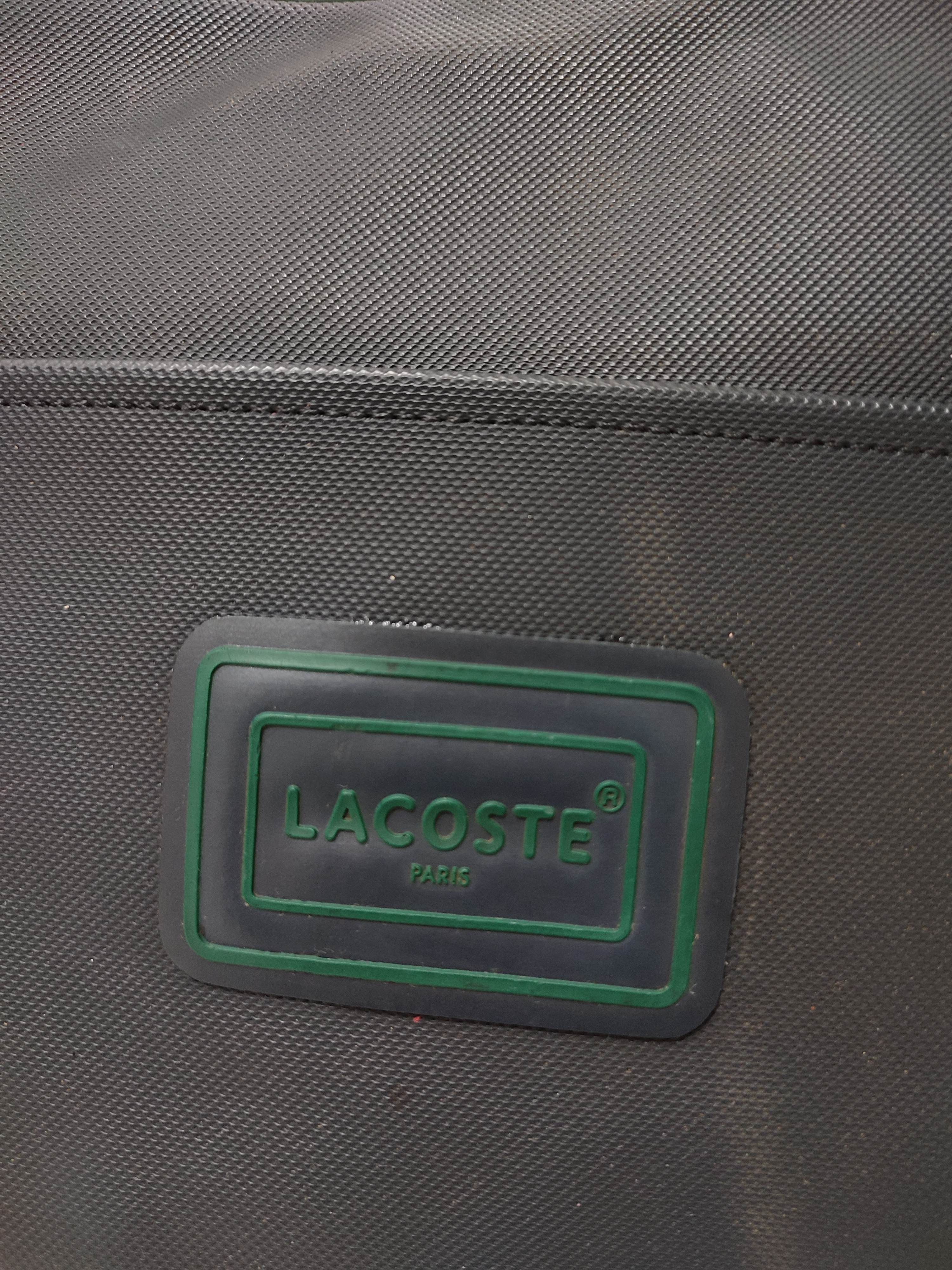 Lacoste × Vintage 🔥Vintage Lacoste Paris Sling Bag Big Logo design Size ONE SIZE - 14 Thumbnail