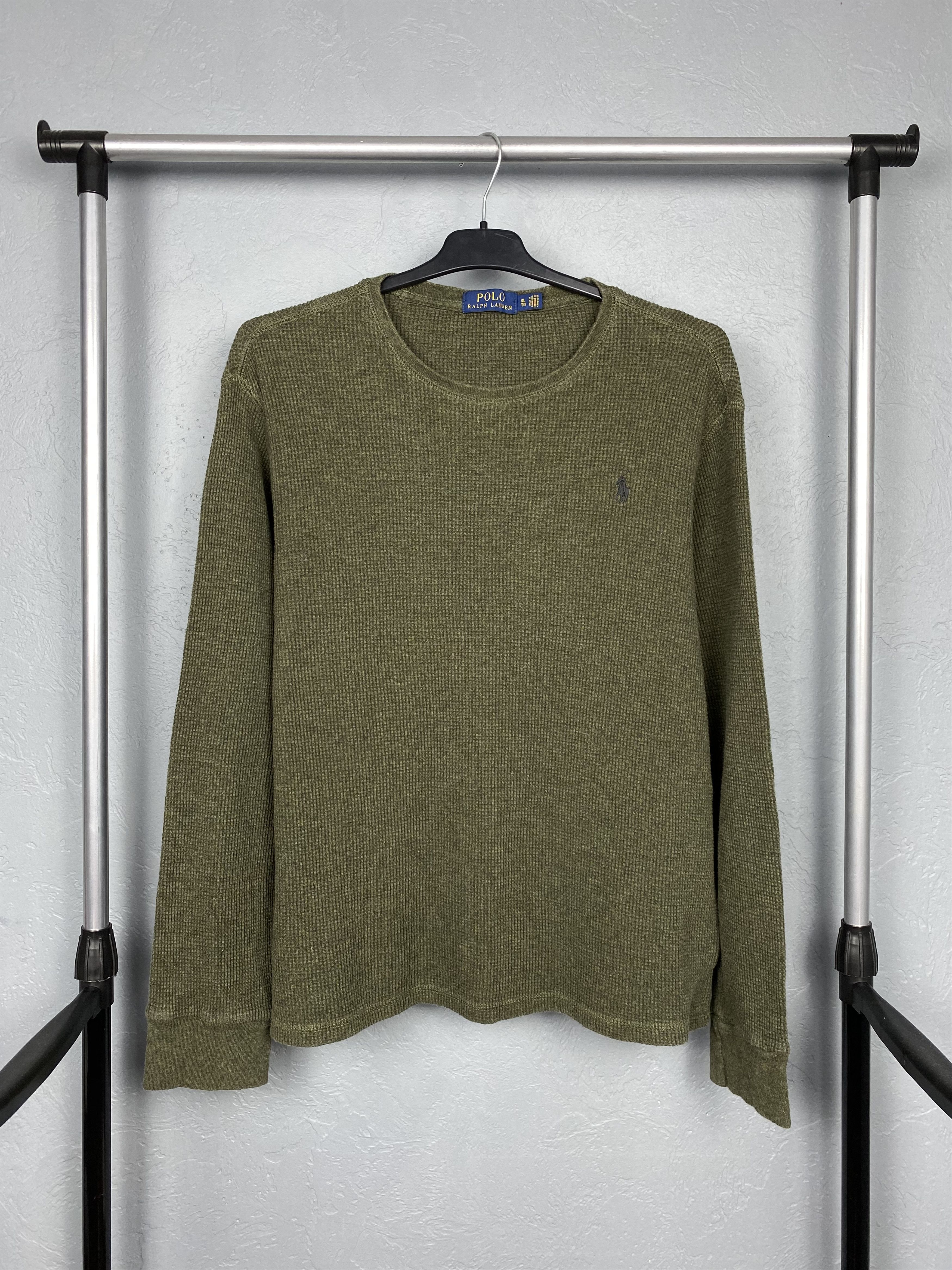 Polo Ralph Lauren Polo Ralph Lauren Womens Ribbed Sweater Y2K Size XL / US 12-14 / IT 48-50 - 1 Thumbnail