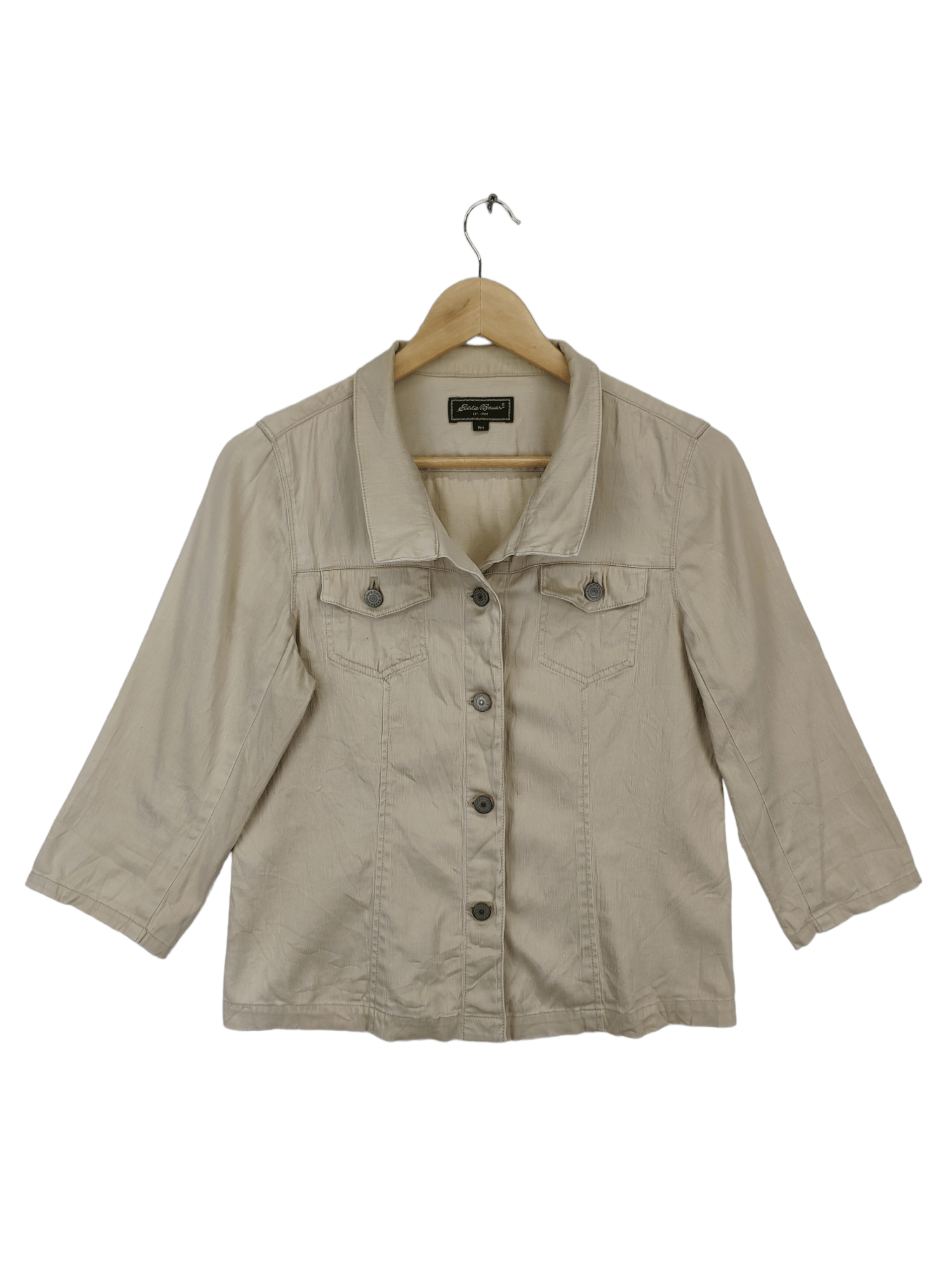 Eddie Bauer × Vintage Vintage Eddie Bauer Denim Jacket Women Size S / US 4 / IT 40 - 1 Thumbnail