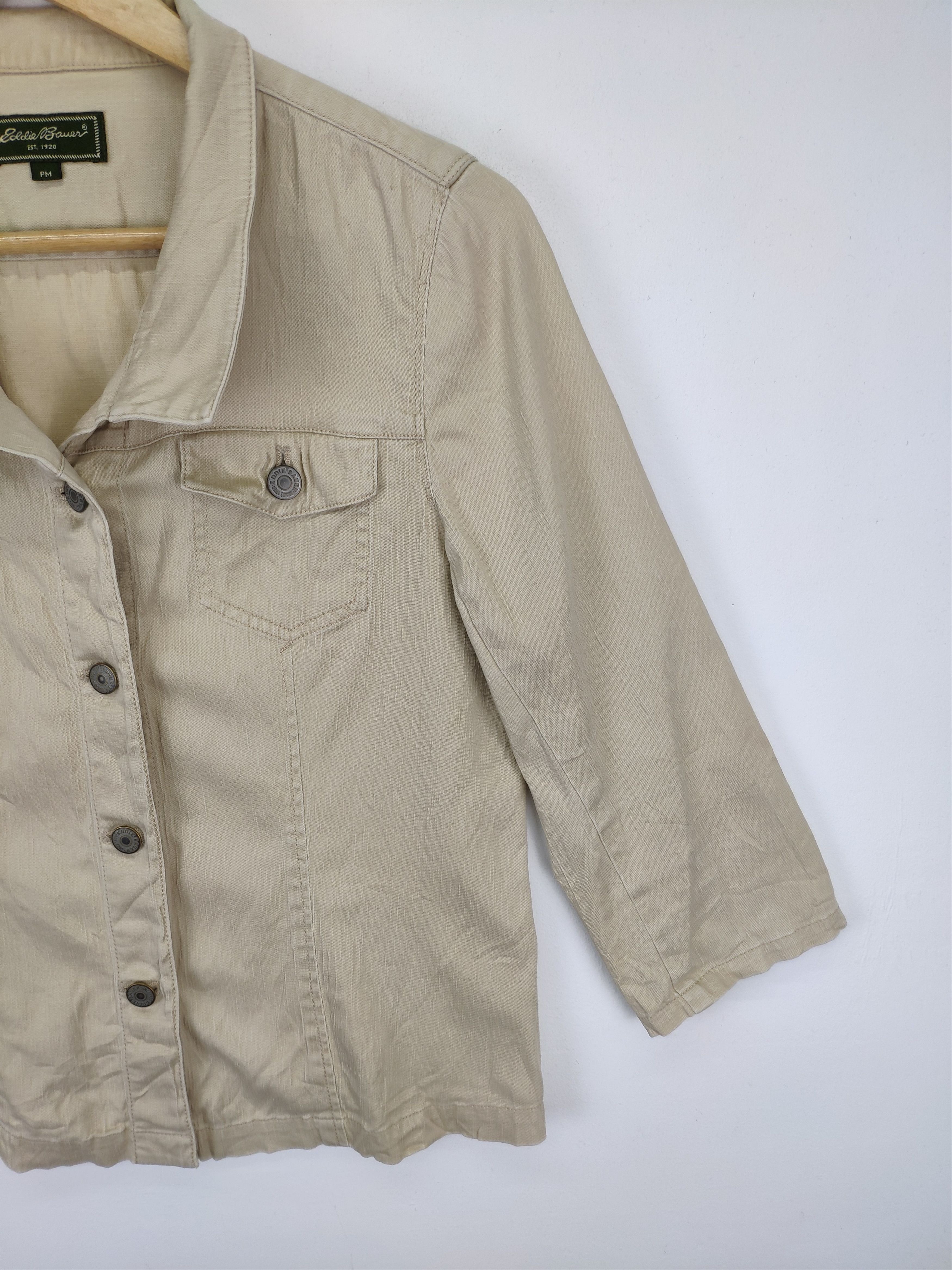 Eddie Bauer × Vintage Vintage Eddie Bauer Denim Jacket Women Size S / US 4 / IT 40 - 10 Thumbnail