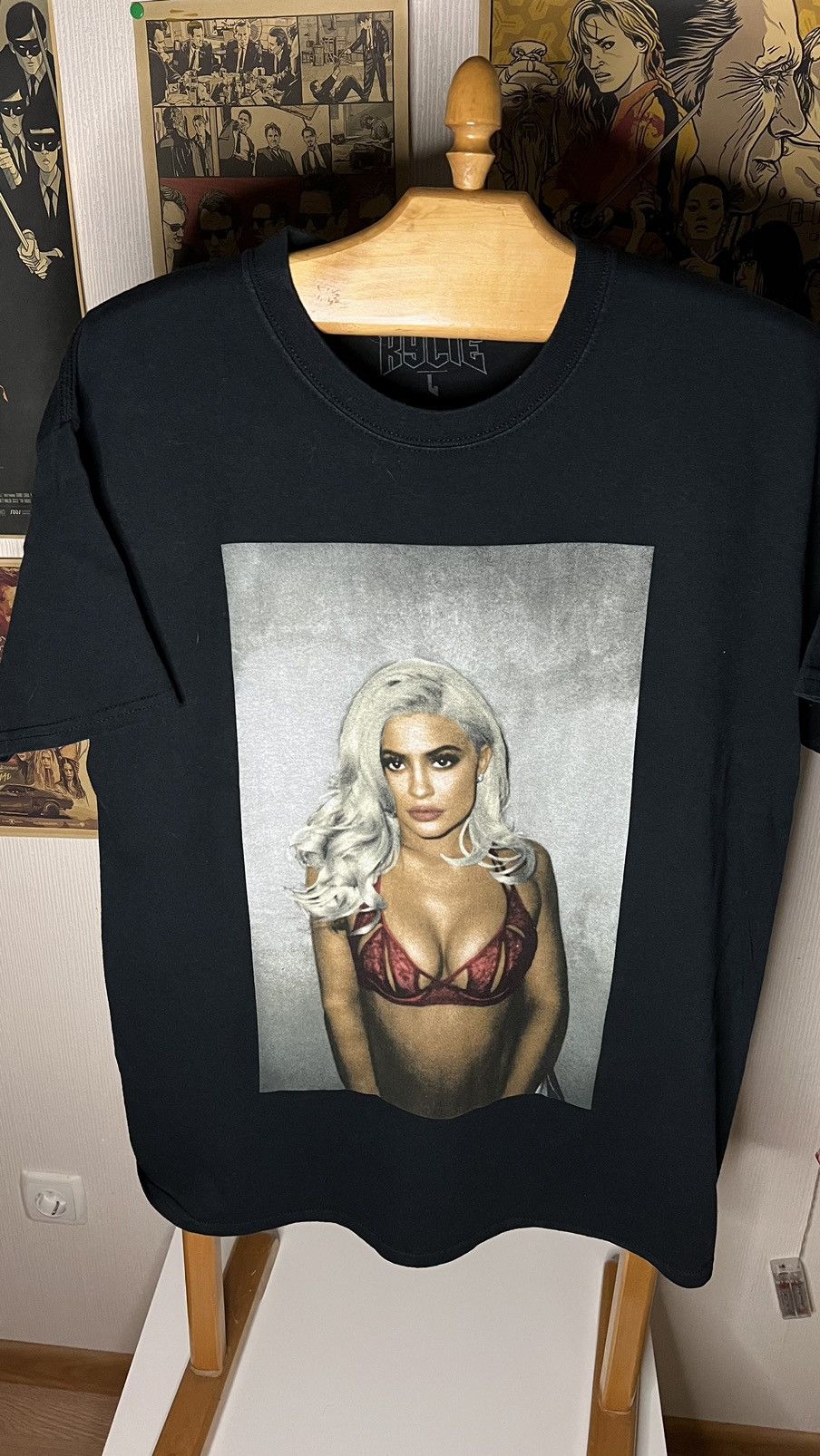 Japanese Brand Made in USA Calabasas Kylie Jenner big boobs logo t shirt |  Grailed