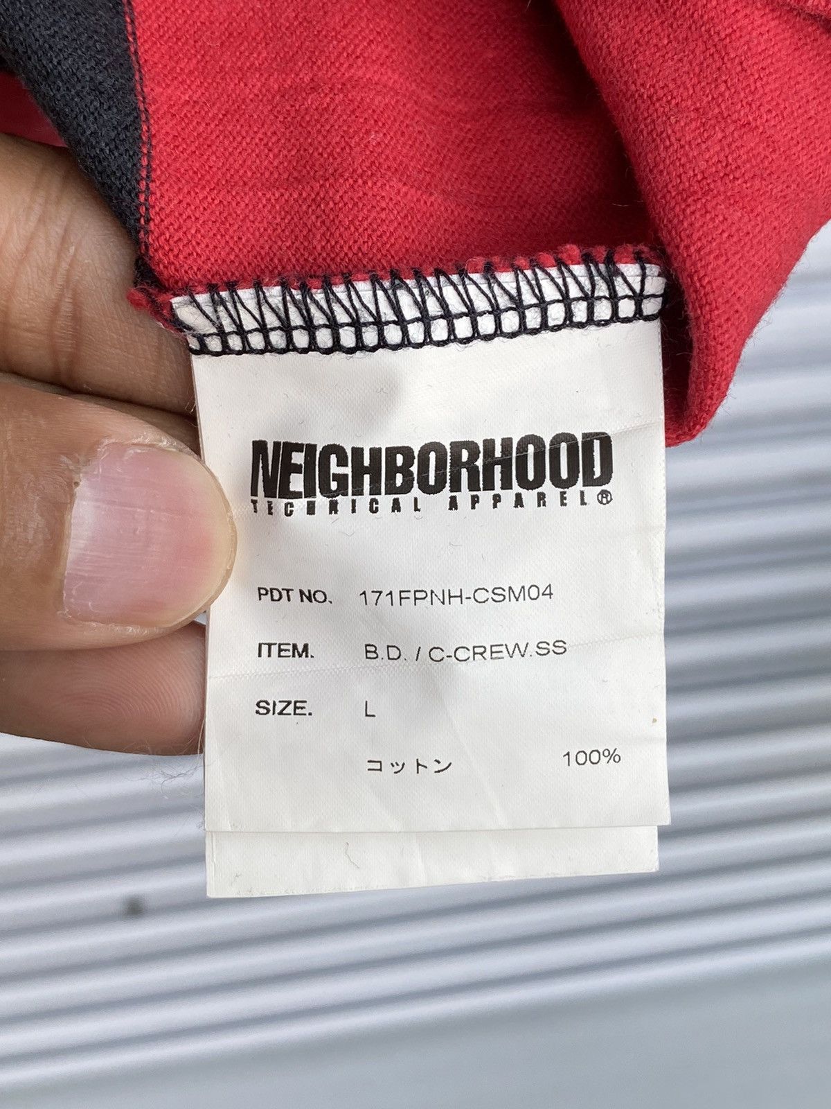 Fragment Design × Neighborhood × Vintage XX Neighborhood Striped Nirvana Tees Size US L / EU 52-54 / 3 - 5 Thumbnail