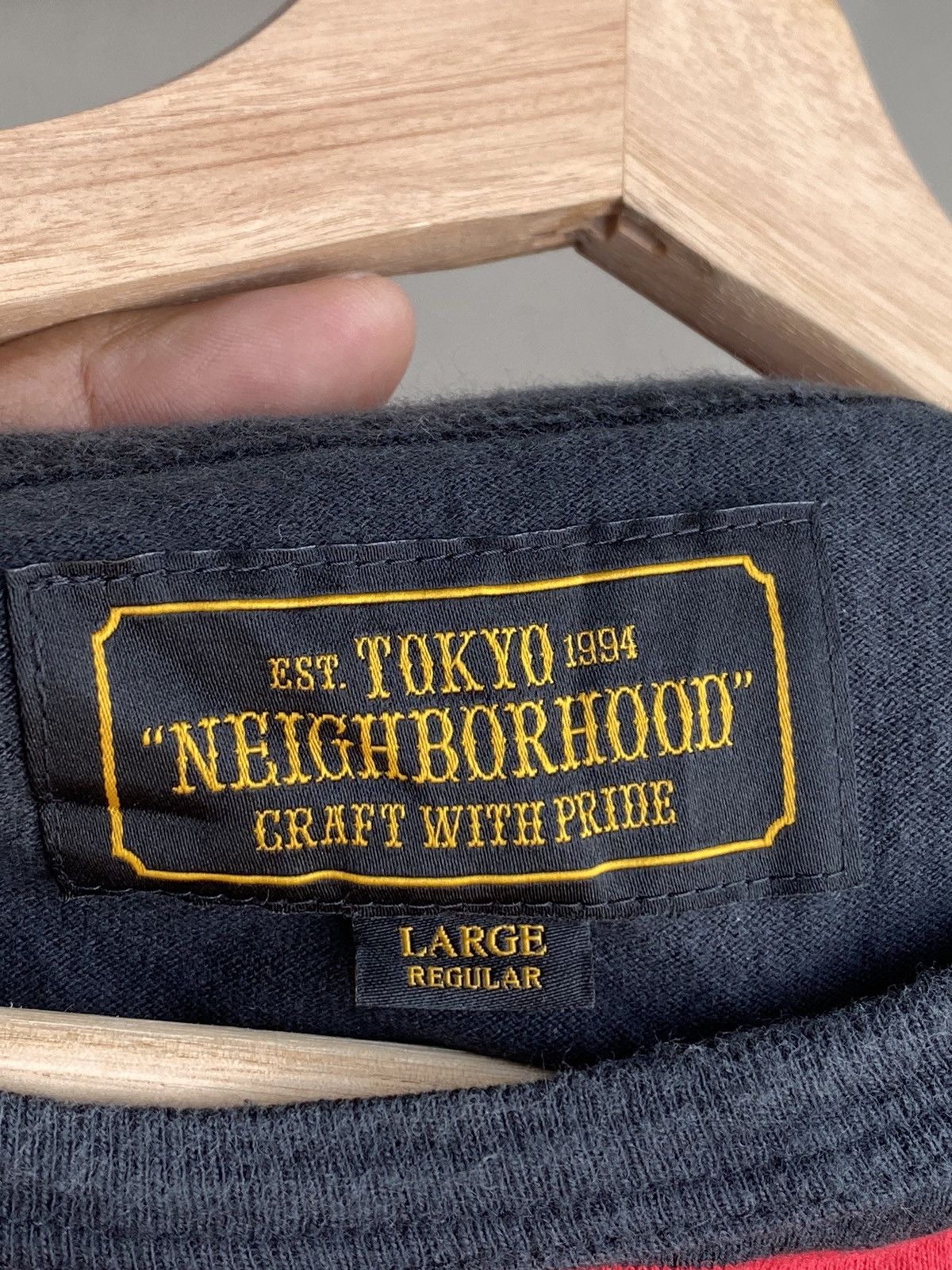 Fragment Design × Neighborhood × Vintage XX Neighborhood Striped Nirvana Tees Size US L / EU 52-54 / 3 - 4 Thumbnail