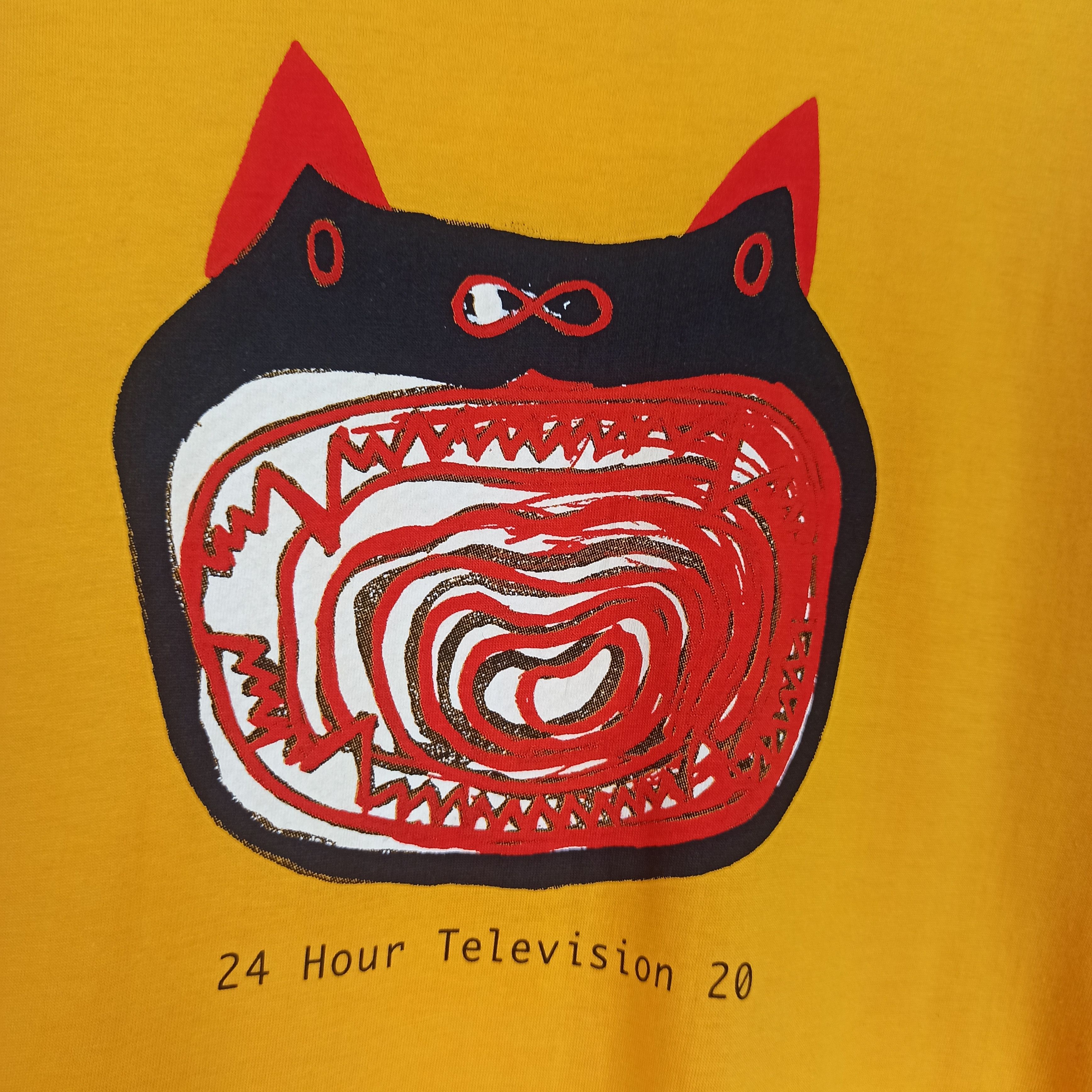 Japanese Brand Vintage 24 Hour Television 20 Japan Design Rare Tshirt Size US M / EU 48-50 / 2 - 3 Thumbnail