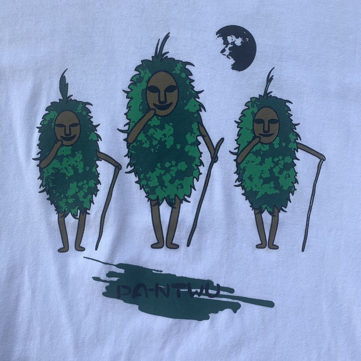 Japanese Brand Pantwu cartoon white tee t shirt Size US M / EU 48-50 / 2 - 5 Thumbnail