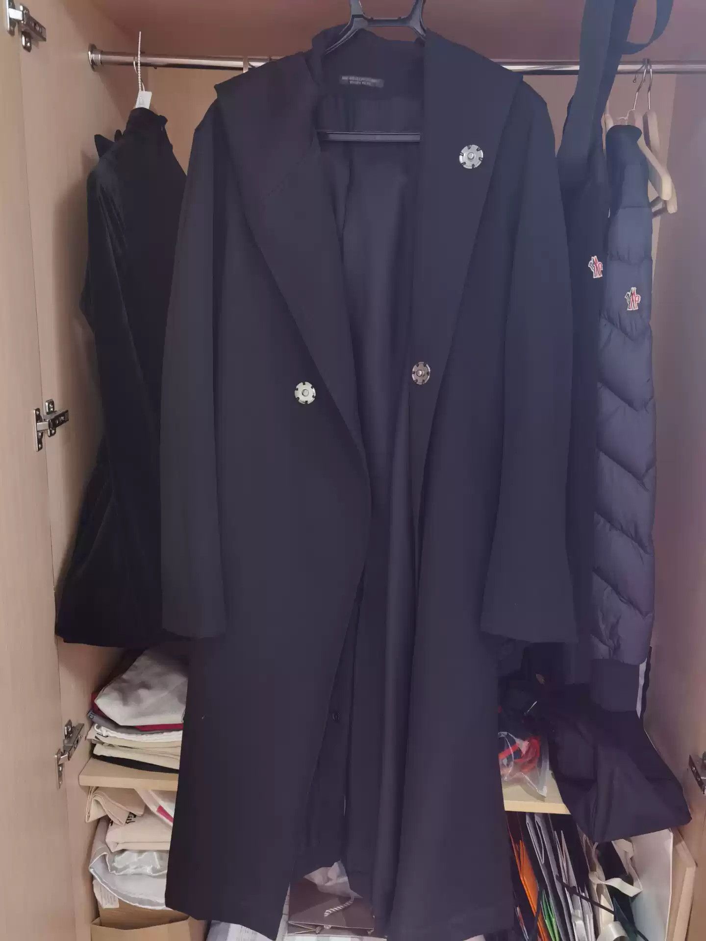 Yohji Yamamoto Yohji Yamamoto Wool Belt Coat Size US L / EU 52-54 / 3 - 1 Thumbnail