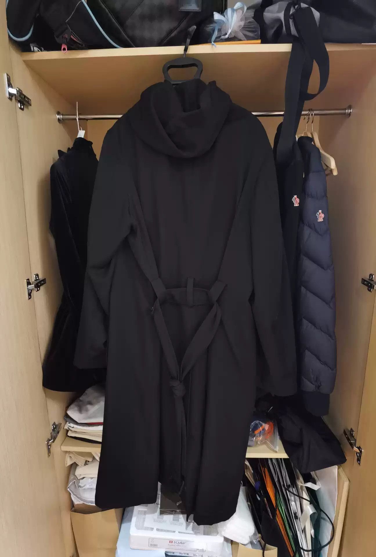 Yohji Yamamoto Yohji Yamamoto Wool Belt Coat Size US L / EU 52-54 / 3 - 5 Thumbnail