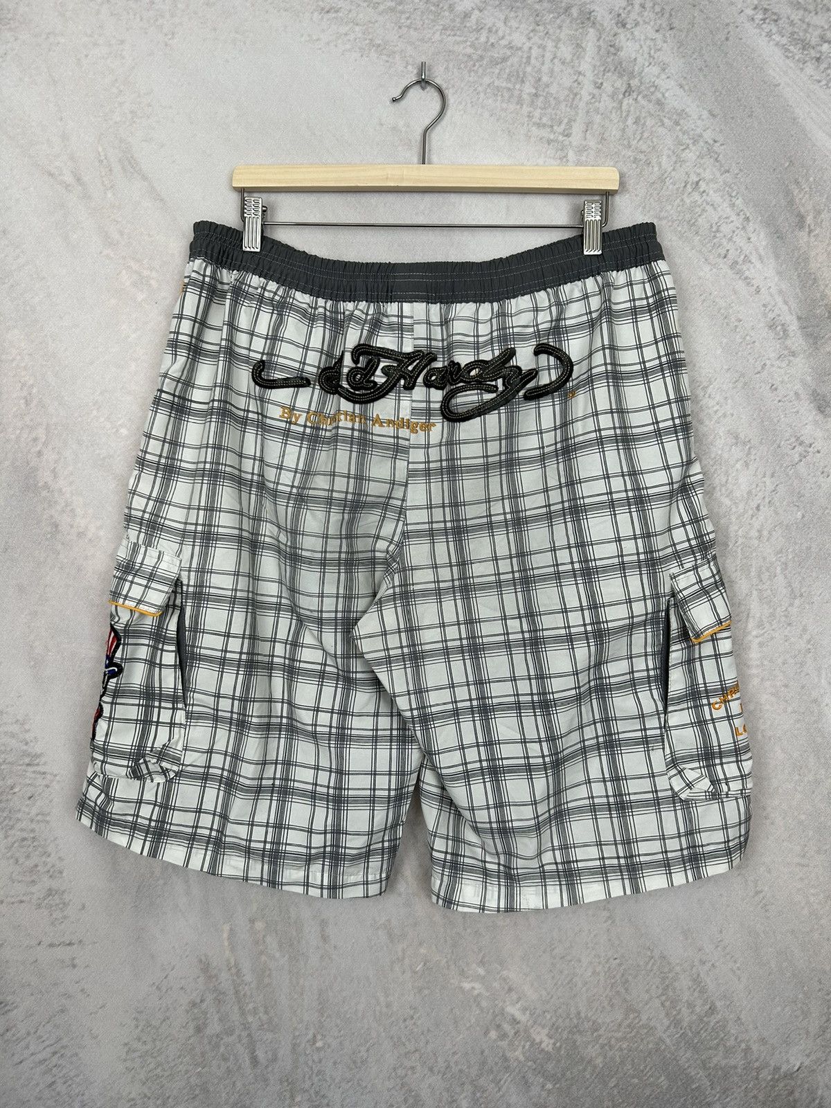 Christian Audigier Vintage Ed Hardy by Christian Audigier Swim Shorts Y2K 00s Size US 36 / EU 52 - 1 Thumbnail