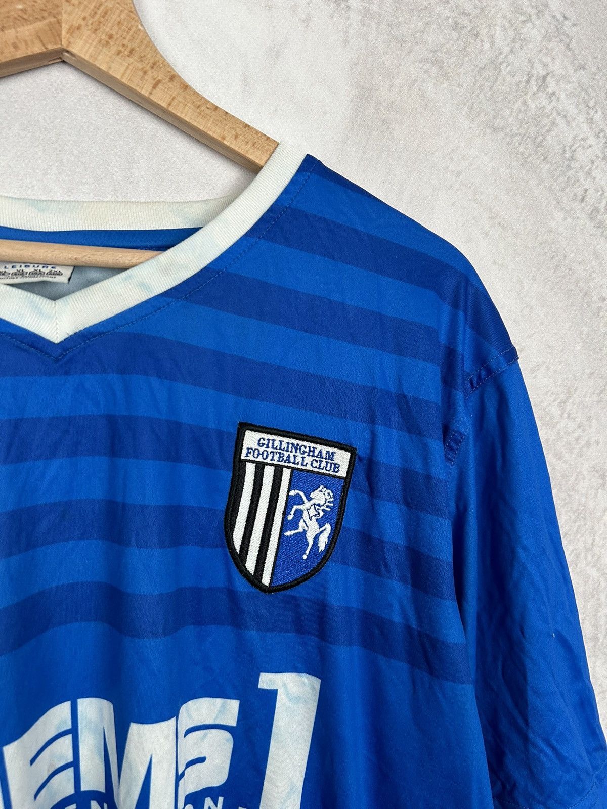 Vintage Vintage FC Gillingham Soccer Jersey Football Retro Rare Size US XL / EU 56 / 4 - 4 Thumbnail