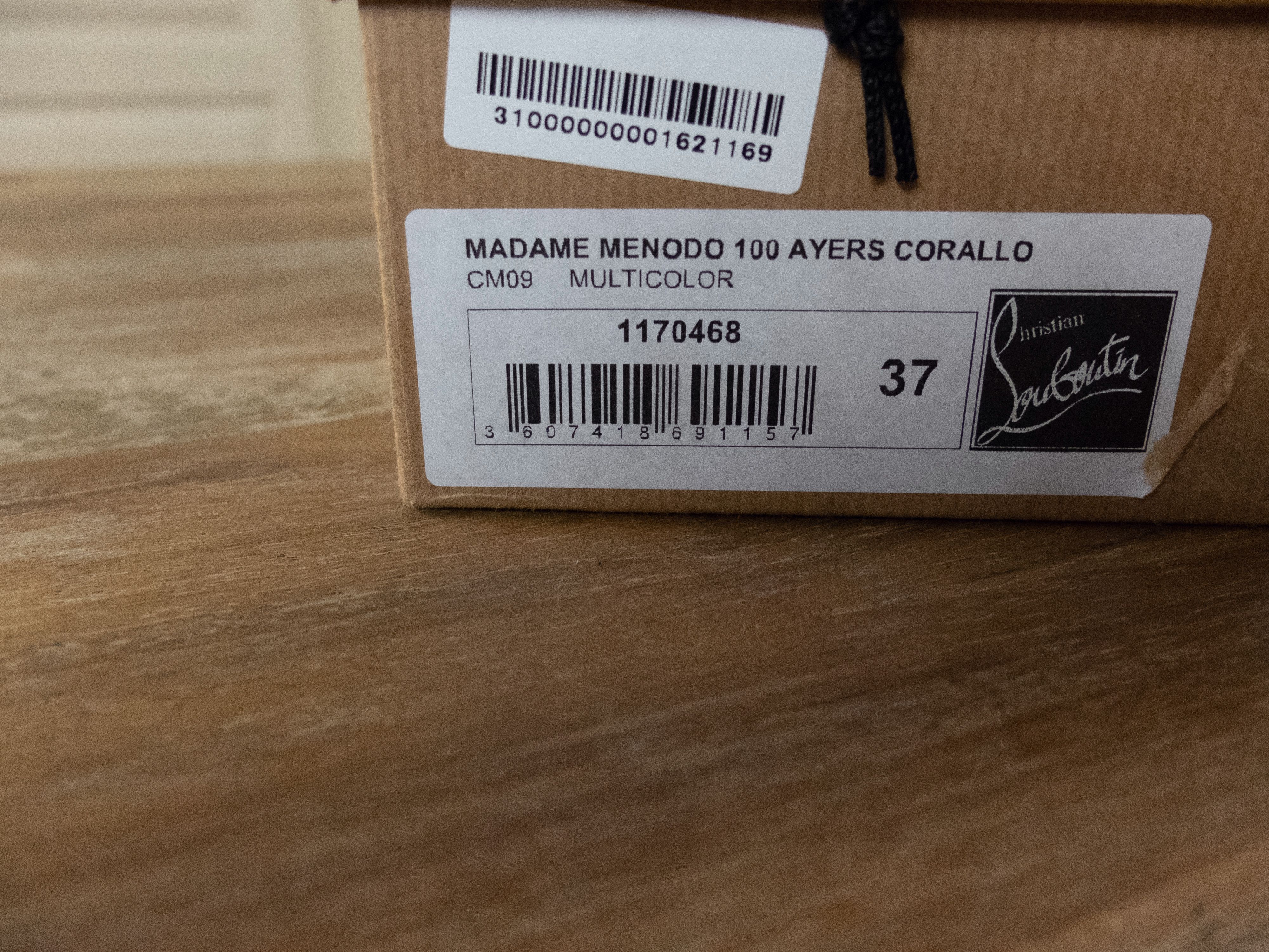 Christian Louboutin CHRISTIAN LOUBOUTIN Madame Menodo python snake pumps 7 37 Size US 7 / IT 37 - 12 Thumbnail