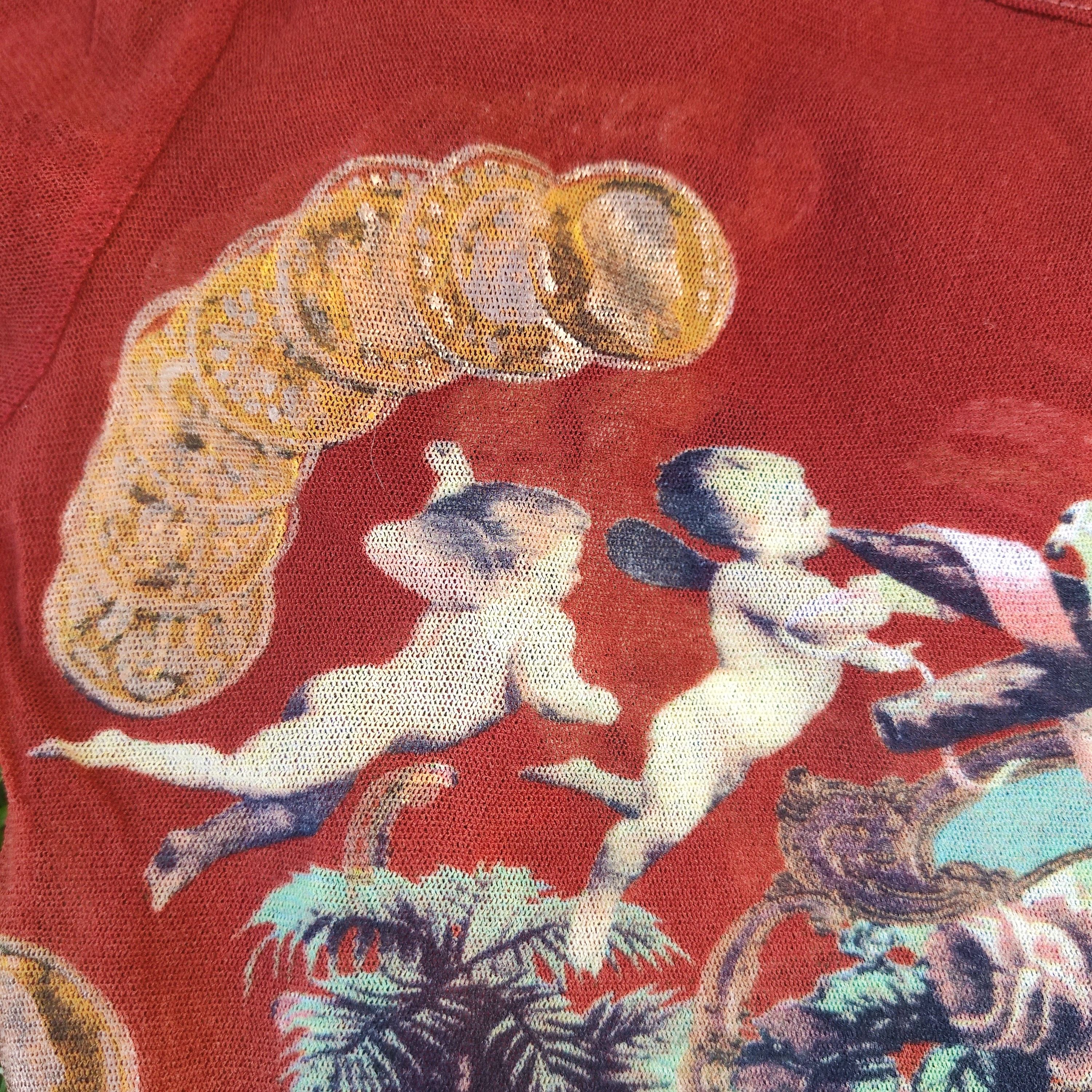 Jean Paul Gaultier Jean Paul Gaultier Frida Kahlo Mexican Mesh Shirt T-shirt Size S / US 4 / IT 40 - 7 Thumbnail