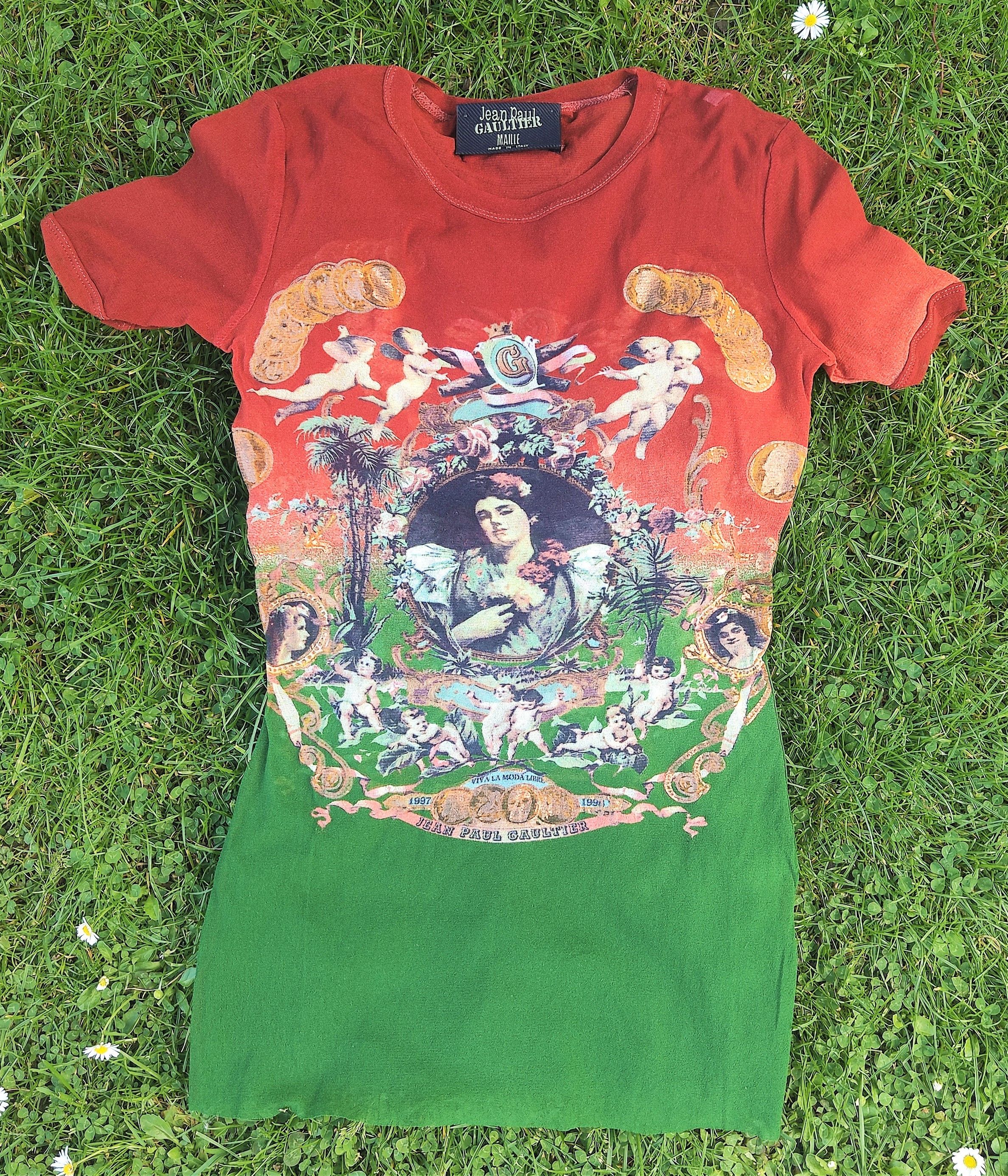 Jean Paul Gaultier Jean Paul Gaultier Frida Kahlo Mexican Mesh Shirt T-shirt Size S / US 4 / IT 40 - 2 Thumbnail
