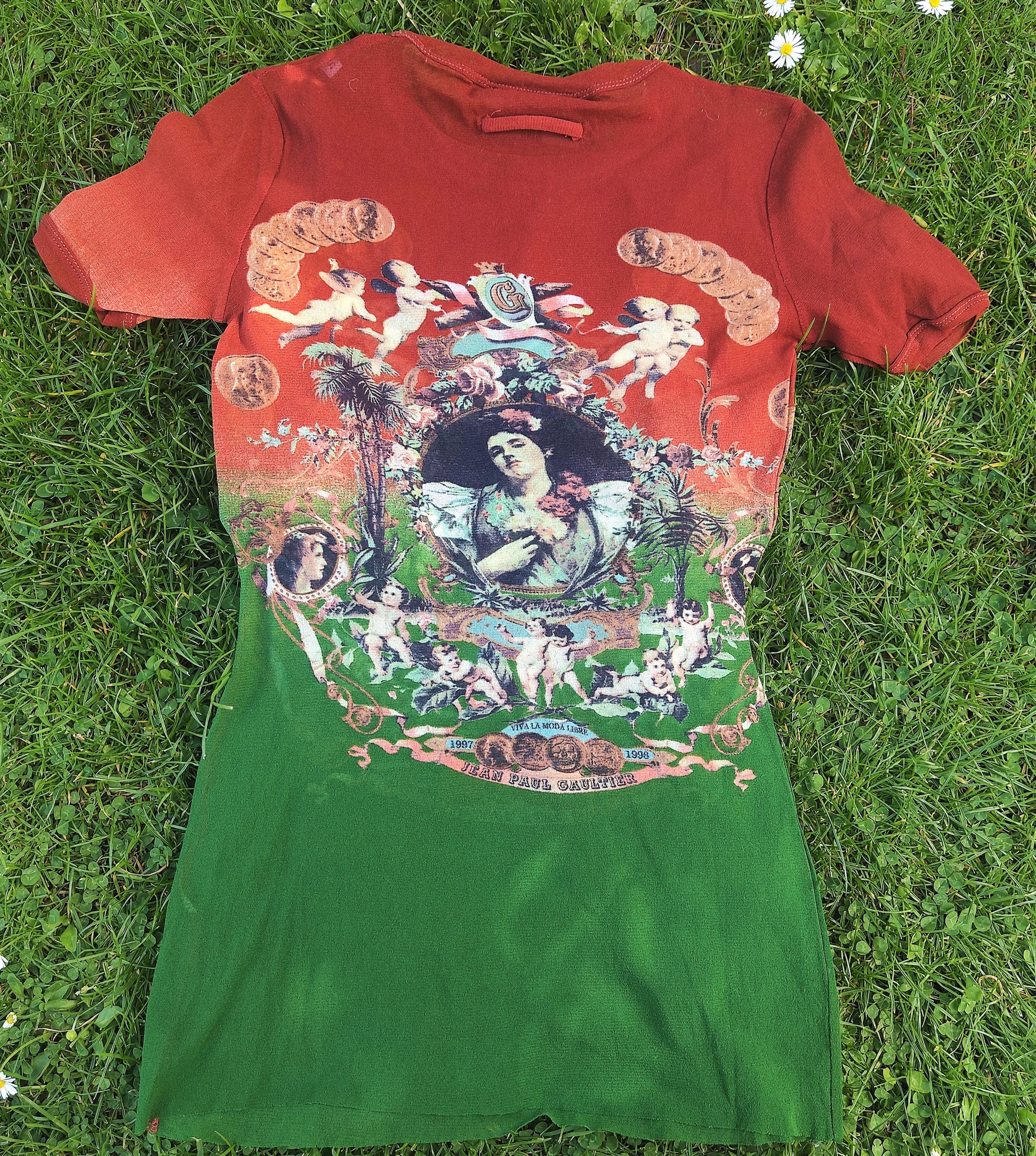 Jean Paul Gaultier Jean Paul Gaultier Frida Kahlo Mexican Mesh Shirt T-shirt Size S / US 4 / IT 40 - 12 Thumbnail
