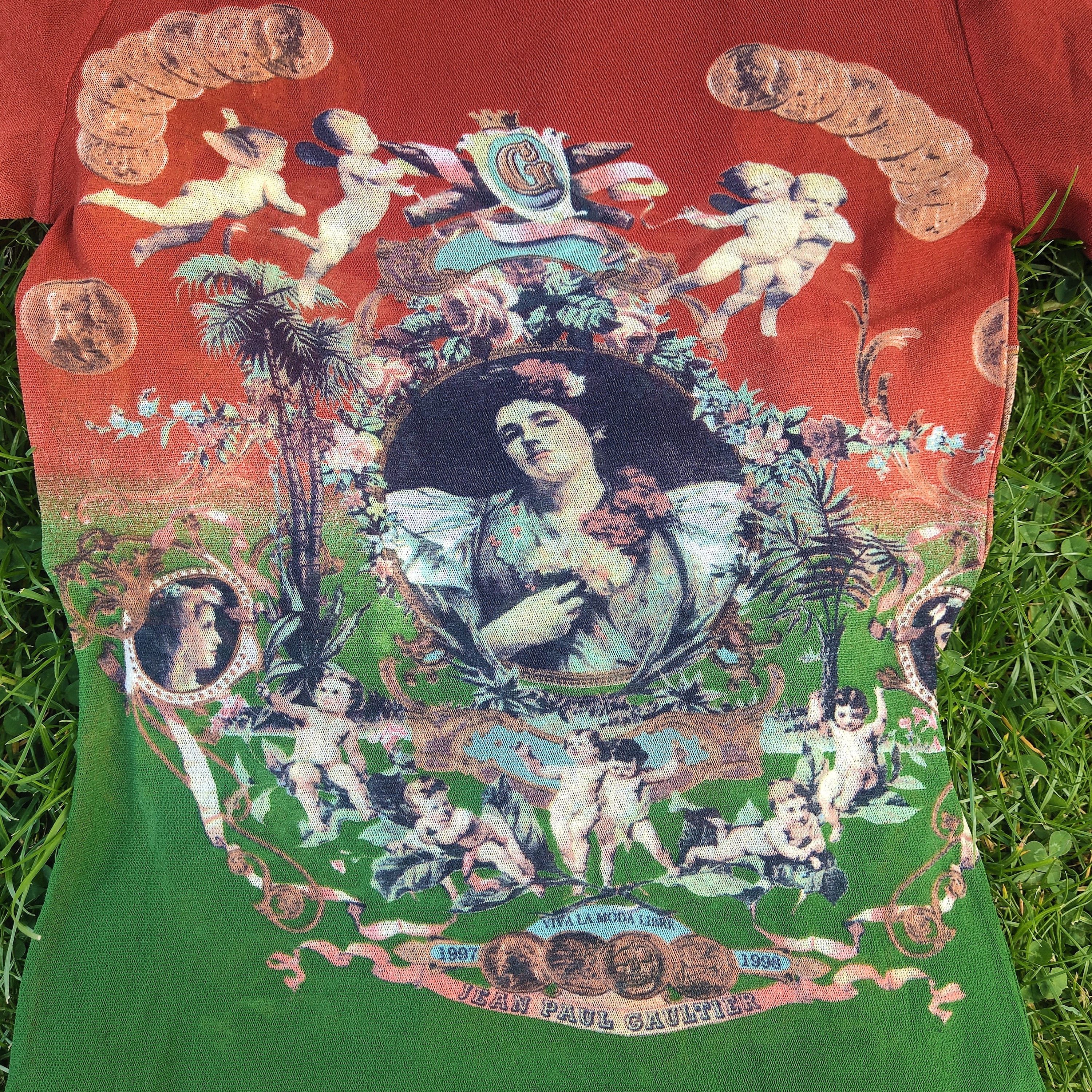 Jean Paul Gaultier Jean Paul Gaultier Frida Kahlo Mexican Mesh Shirt T-shirt Size S / US 4 / IT 40 - 13 Thumbnail