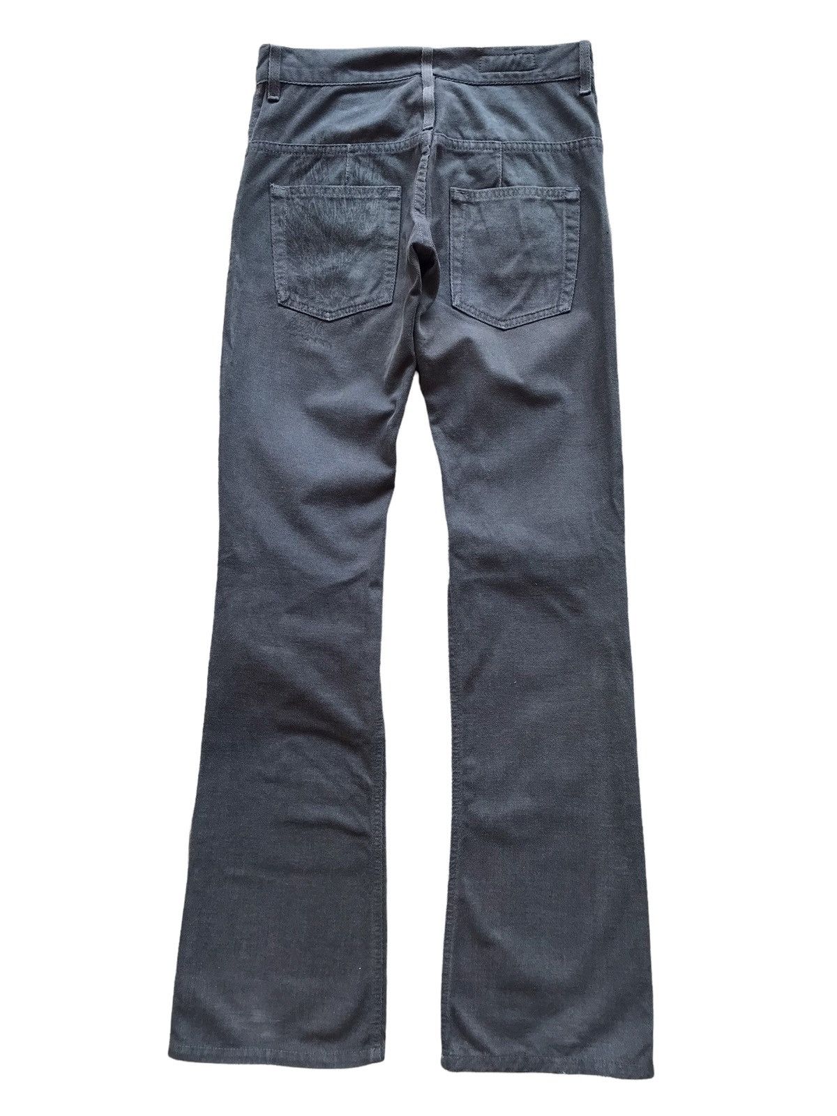 Japanese Brand KATAYONE ADELI Art Printed Fern Green Bootcut Jeans Size US 29 - 8 Thumbnail