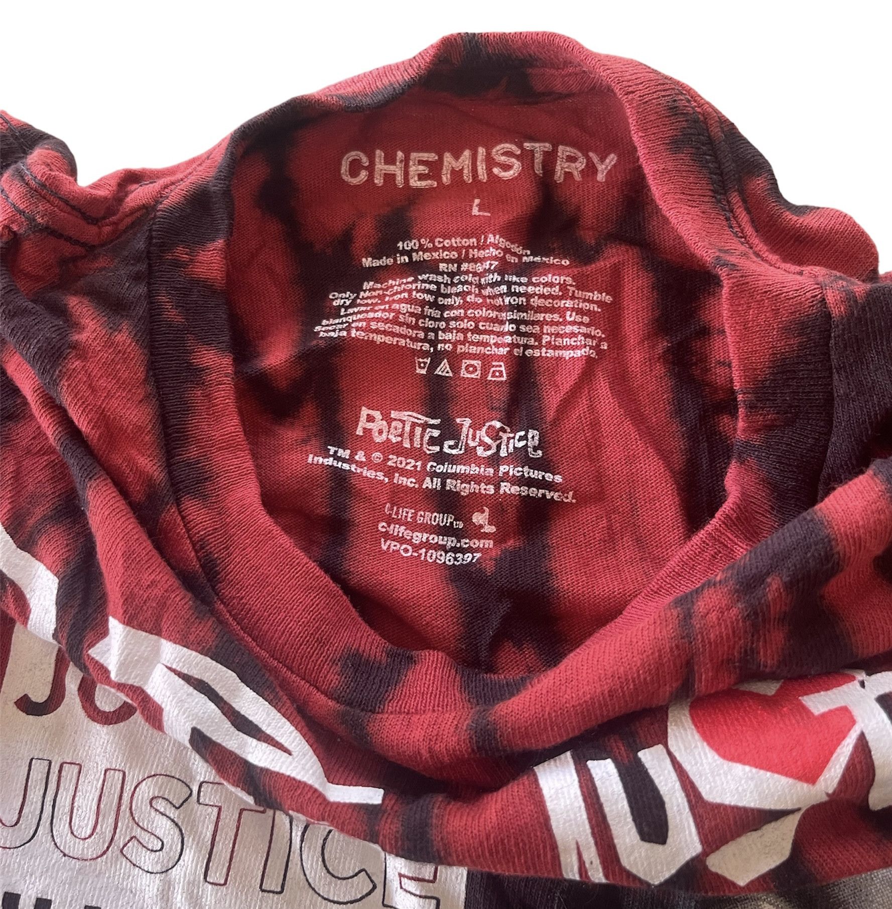 Band Tees VINTAGE CHEMISTRY TEE SHIRT TUPAC Size US L / EU 52-54 / 3 - 2 Thumbnail
