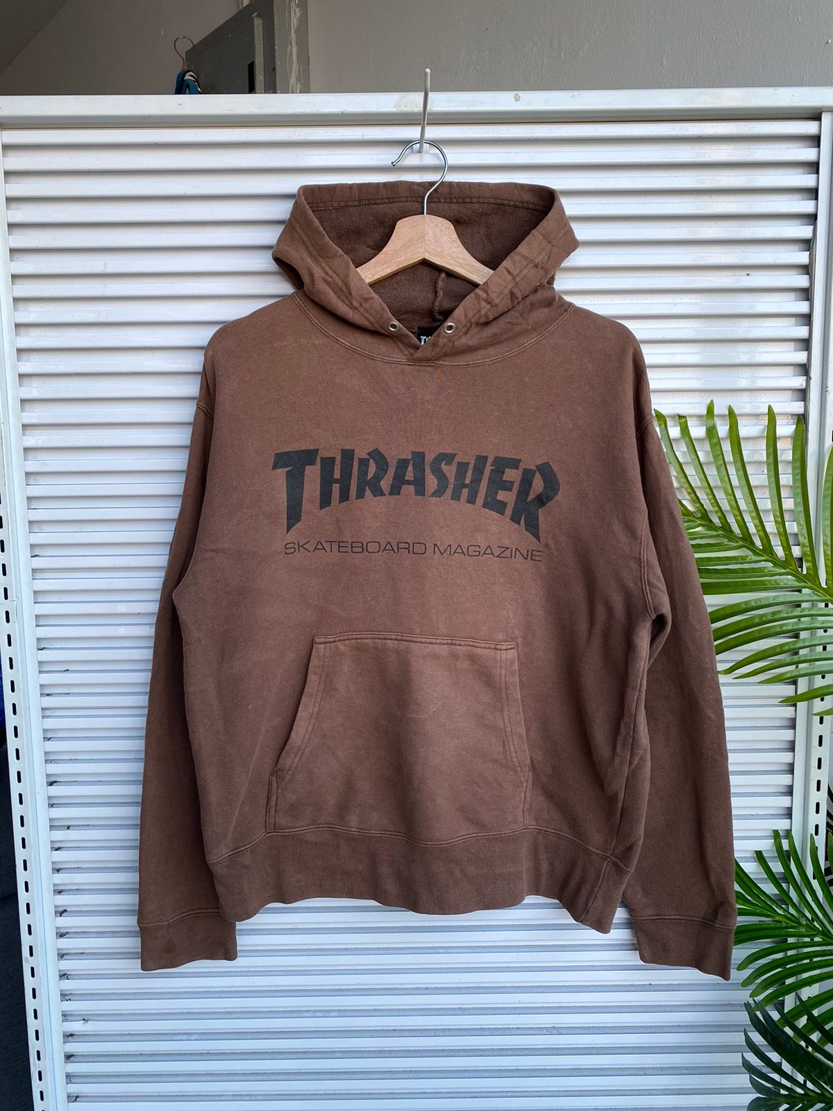 Pre-owned Thrasher X Vintage Thrasher Hoodies/ Zorlac Fuct Travis Birdhouse Scott In Brown