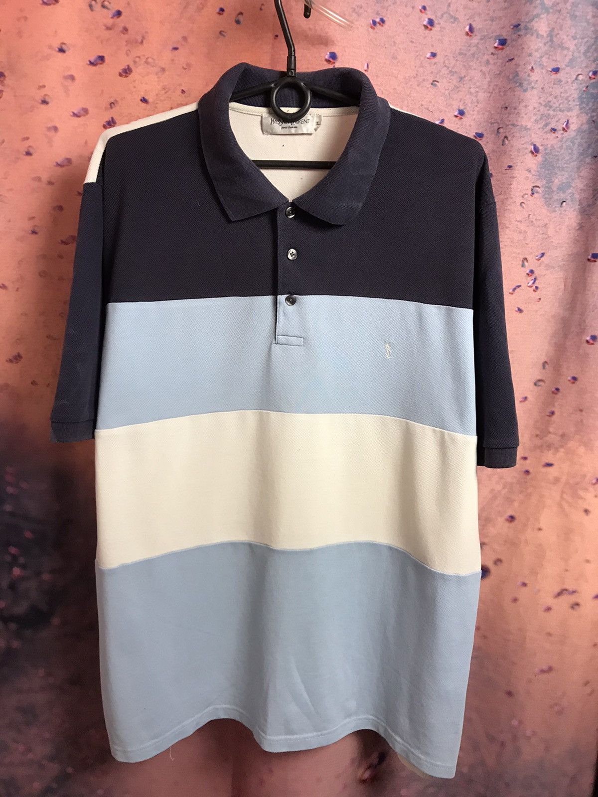 Yves Saint Laurent Vintage YSL Yves saint Laurent luxury polo Size US XL / EU 56 / 4 - 2 Thumbnail