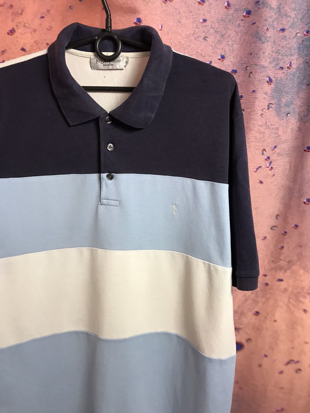 Yves Saint Laurent Vintage YSL Yves saint Laurent luxury polo Size US XL / EU 56 / 4 - 1 Thumbnail