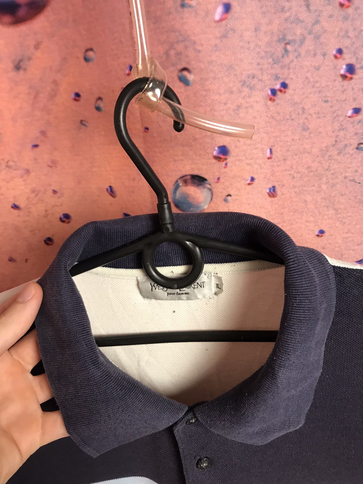 Yves Saint Laurent Vintage YSL Yves saint Laurent luxury polo Size US XL / EU 56 / 4 - 4 Thumbnail