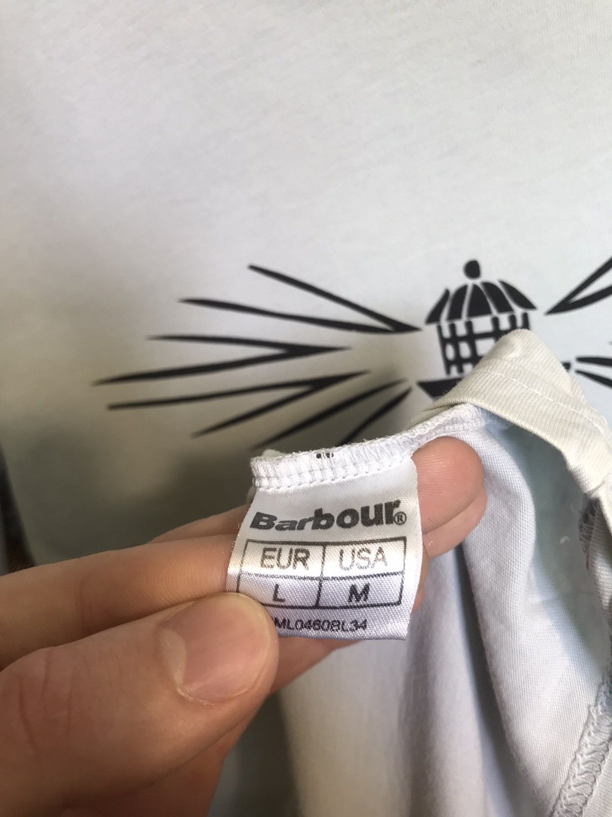 Other Barbour streetwear tee Size US L / EU 52-54 / 3 - 6 Thumbnail
