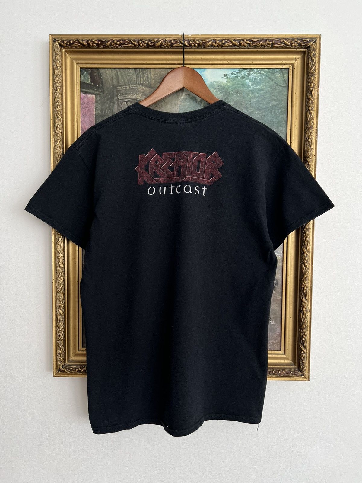 Band Tees Vintage 2000s Kreator Outcast Black Tee Size US M / EU 48-50 / 2 - 2 Thumbnail
