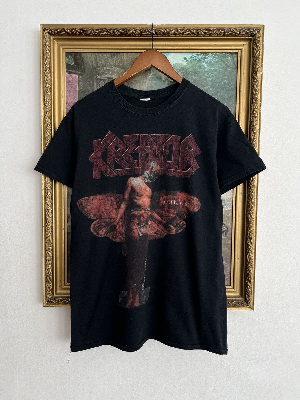 Band Tees Vintage 2000s Kreator Outcast Black Tee Size US M / EU 48-50 / 2 - 1 Thumbnail
