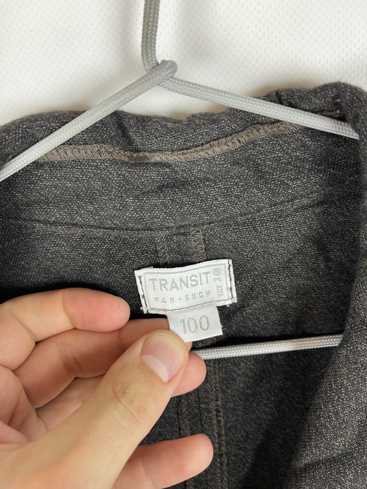 Transit Transit Par-Such 100 grey wool blazer jacket size 3 Size M / US 6-8 / IT 42-44 - 9 Thumbnail