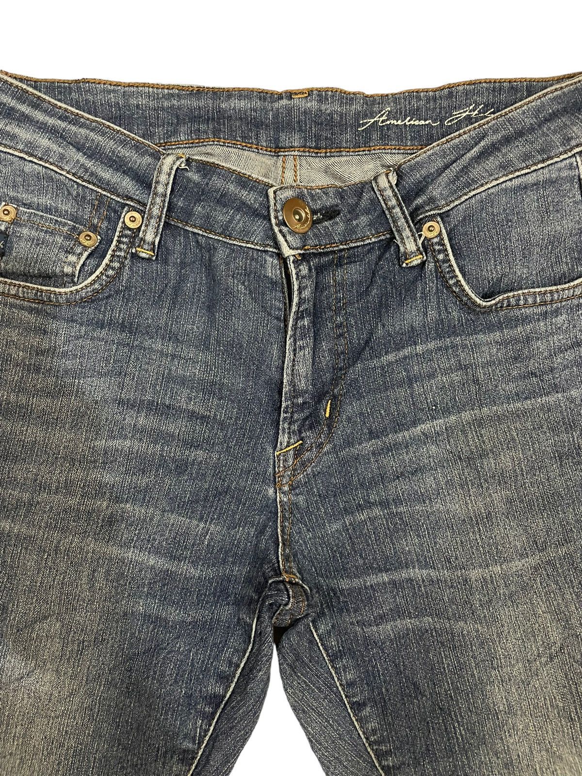 If Six Was Nine × Japanese Brand Vintage American Holic Slim Fit Indigo Denim Size US 30 / EU 46 - 10 Thumbnail