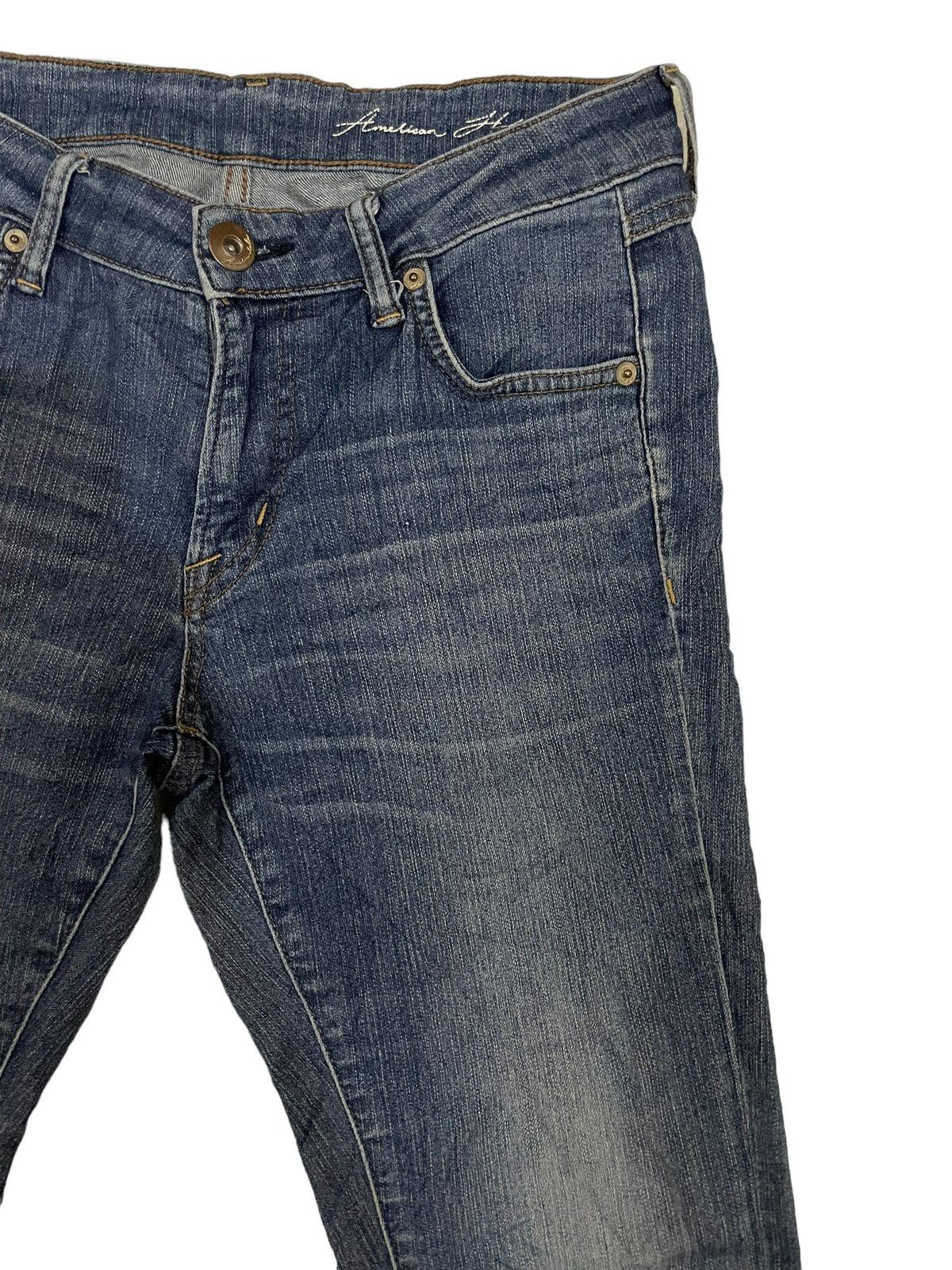 If Six Was Nine × Japanese Brand Vintage American Holic Slim Fit Indigo Denim Size US 30 / EU 46 - 8 Thumbnail