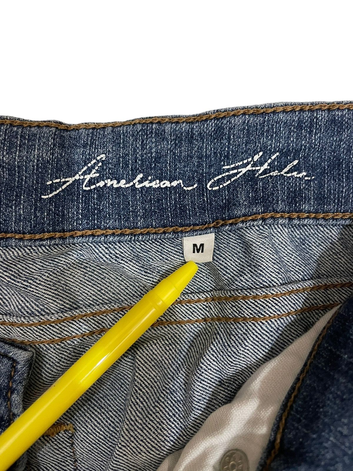 If Six Was Nine × Japanese Brand Vintage American Holic Slim Fit Indigo Denim Size US 30 / EU 46 - 14 Thumbnail