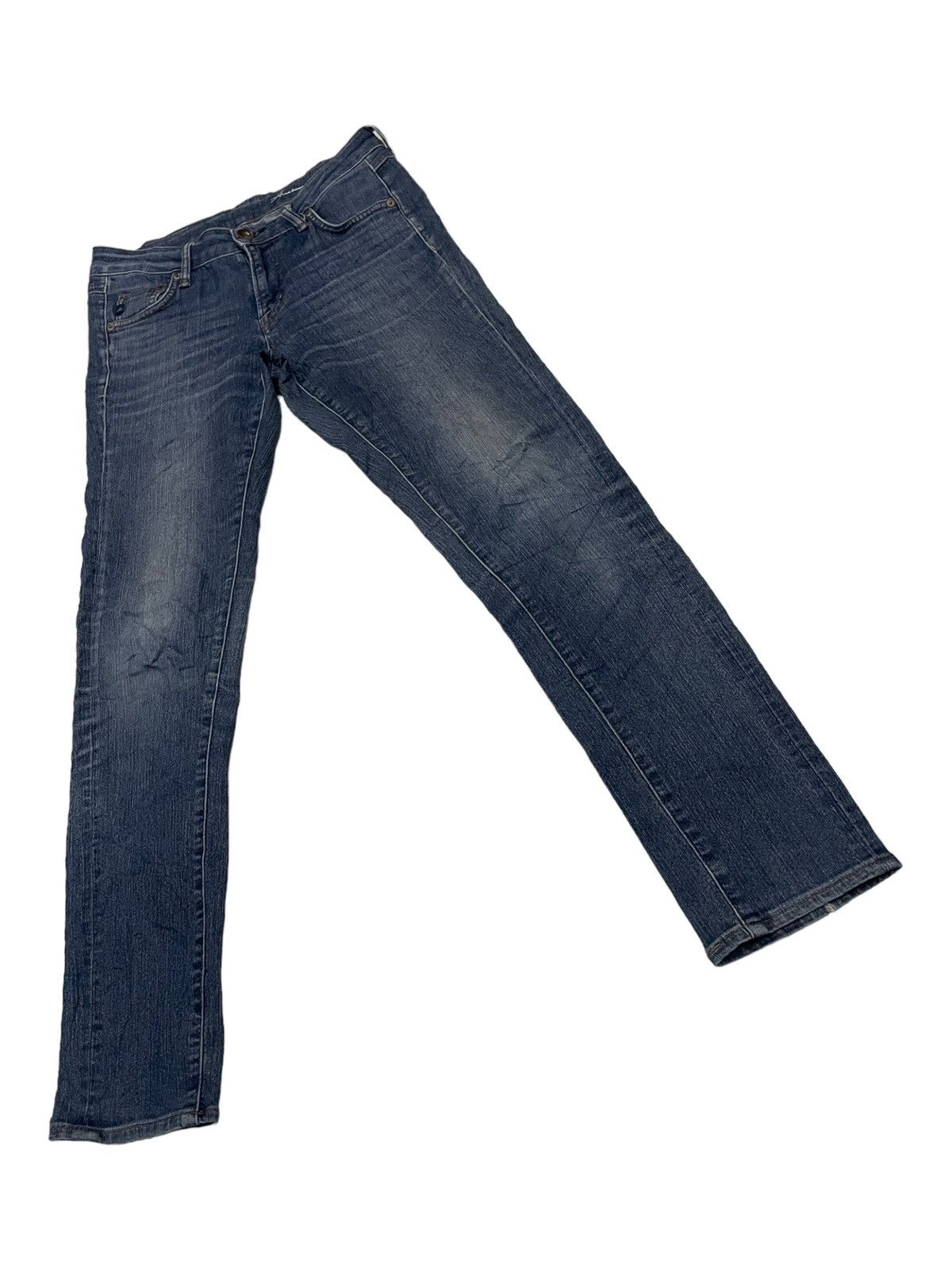 If Six Was Nine × Japanese Brand Vintage American Holic Slim Fit Indigo Denim Size US 30 / EU 46 - 2 Thumbnail