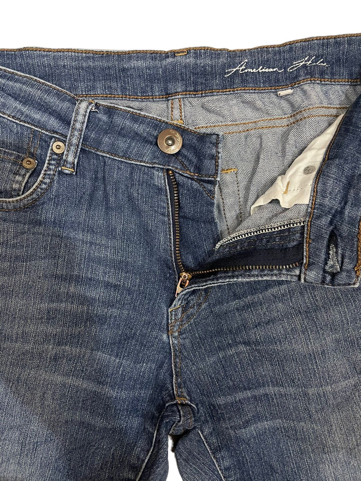 If Six Was Nine × Japanese Brand Vintage American Holic Slim Fit Indigo Denim Size US 30 / EU 46 - 12 Thumbnail