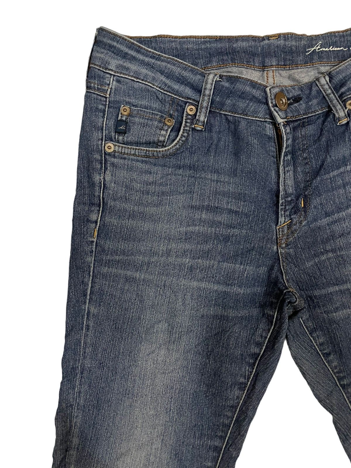If Six Was Nine × Japanese Brand Vintage American Holic Slim Fit Indigo Denim Size US 30 / EU 46 - 7 Thumbnail