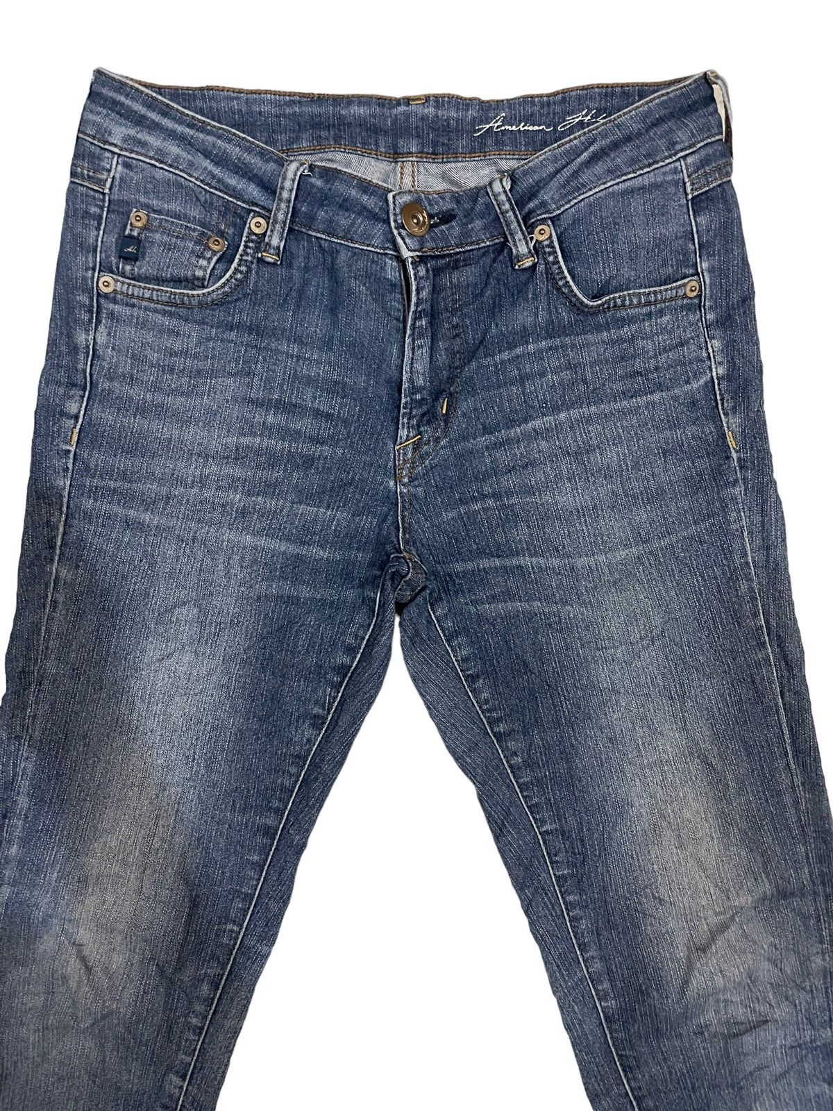 If Six Was Nine × Japanese Brand Vintage American Holic Slim Fit Indigo Denim Size US 30 / EU 46 - 5 Thumbnail