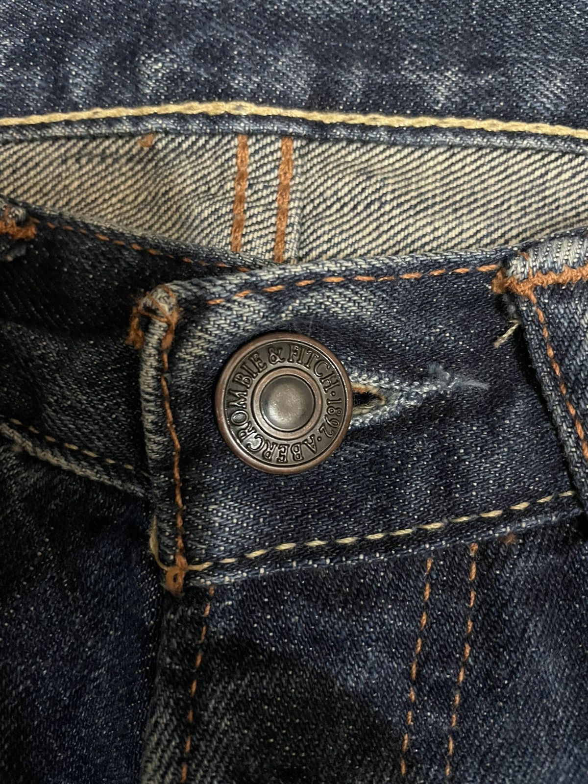 Abercrombie & Fitch × Vintage Vintage Abercrombie & Fitch Faded Jeans Size US 30 / EU 46 - 7 Thumbnail