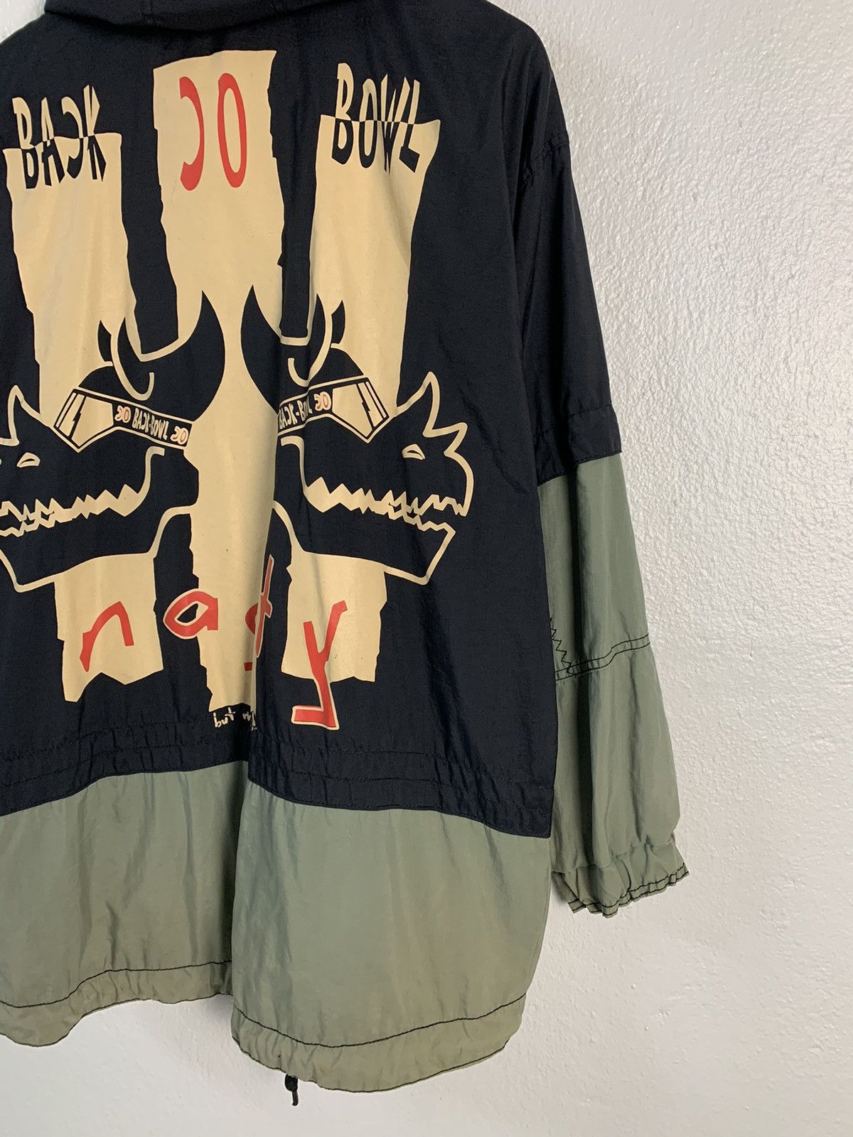 Japanese Brand Back Bowl By Goldwin Hoodie Pullover Windbreaker Size US XL / EU 56 / 4 - 3 Thumbnail