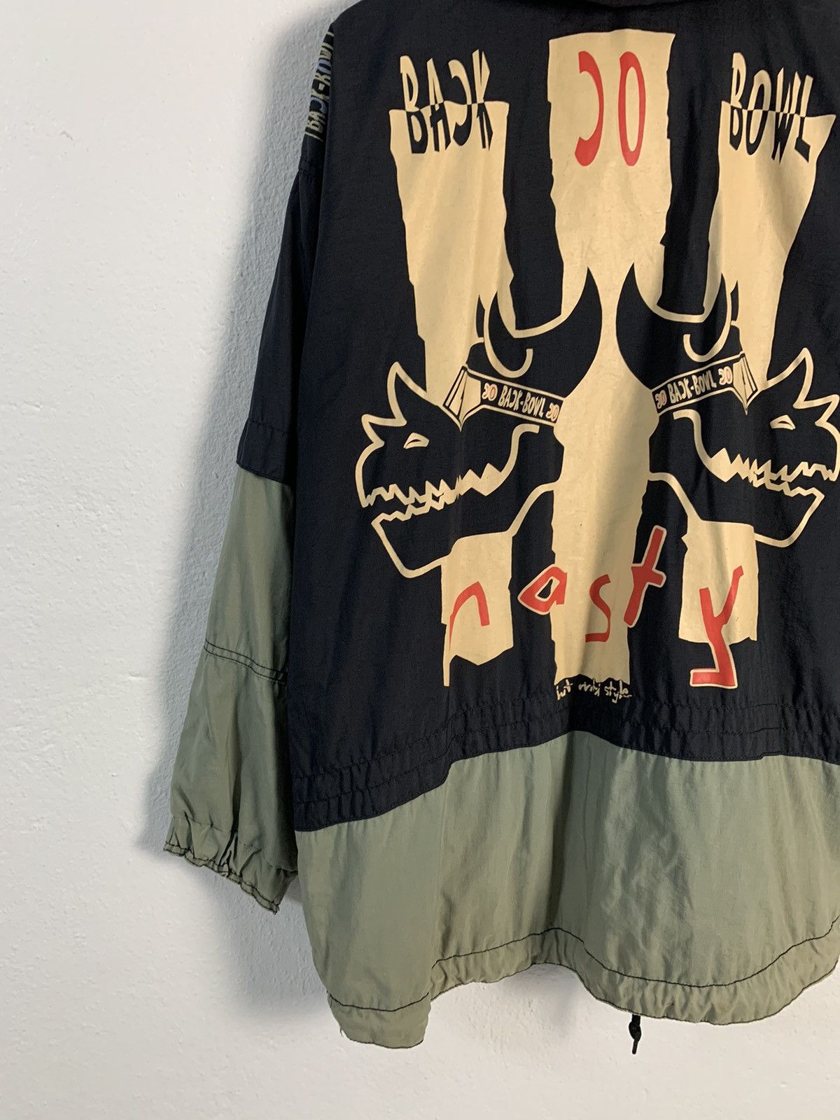 Japanese Brand Back Bowl By Goldwin Hoodie Pullover Windbreaker Size US XL / EU 56 / 4 - 2 Thumbnail