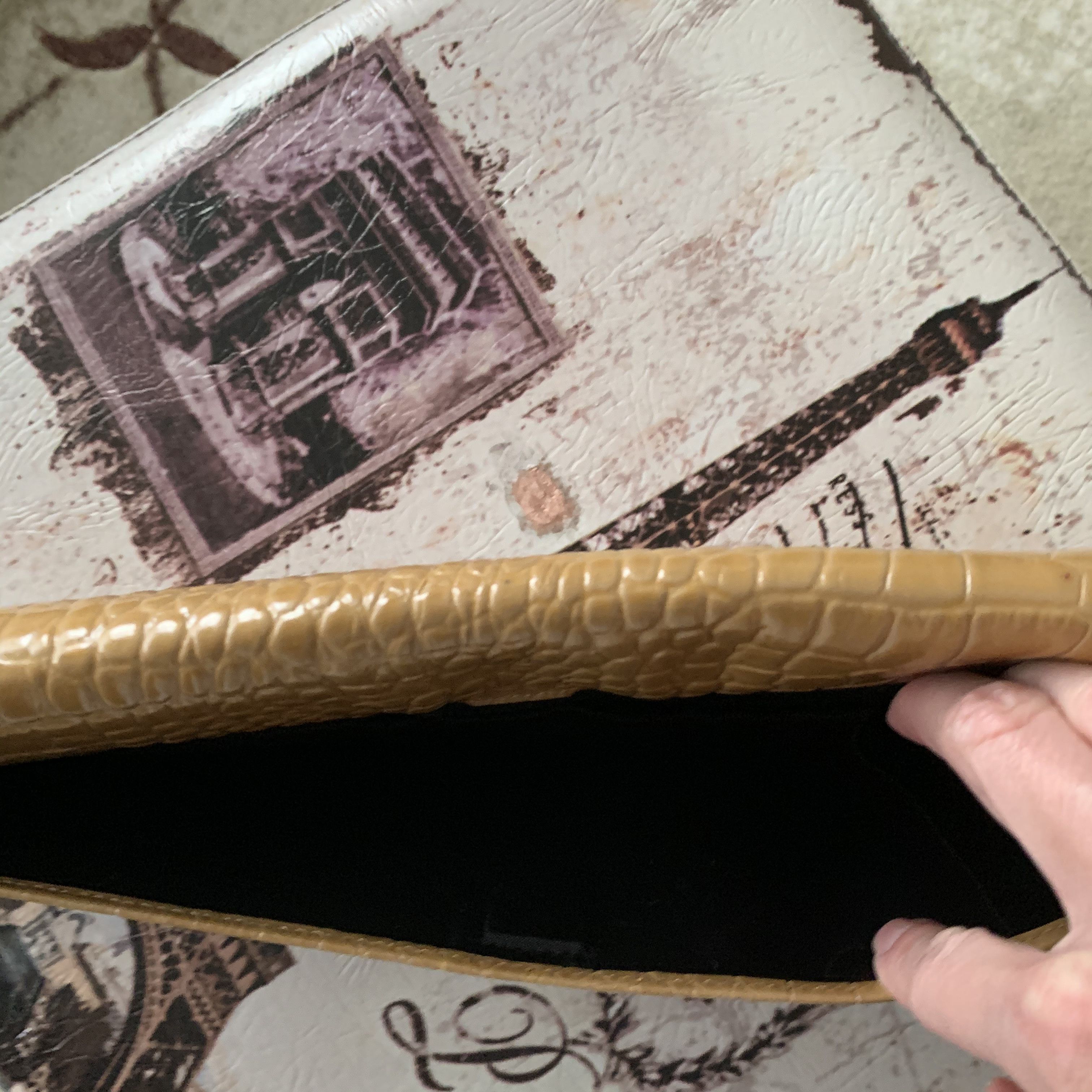 Other Stone Mountain large beige envelope clutch handbag Size ONE SIZE - 3 Thumbnail