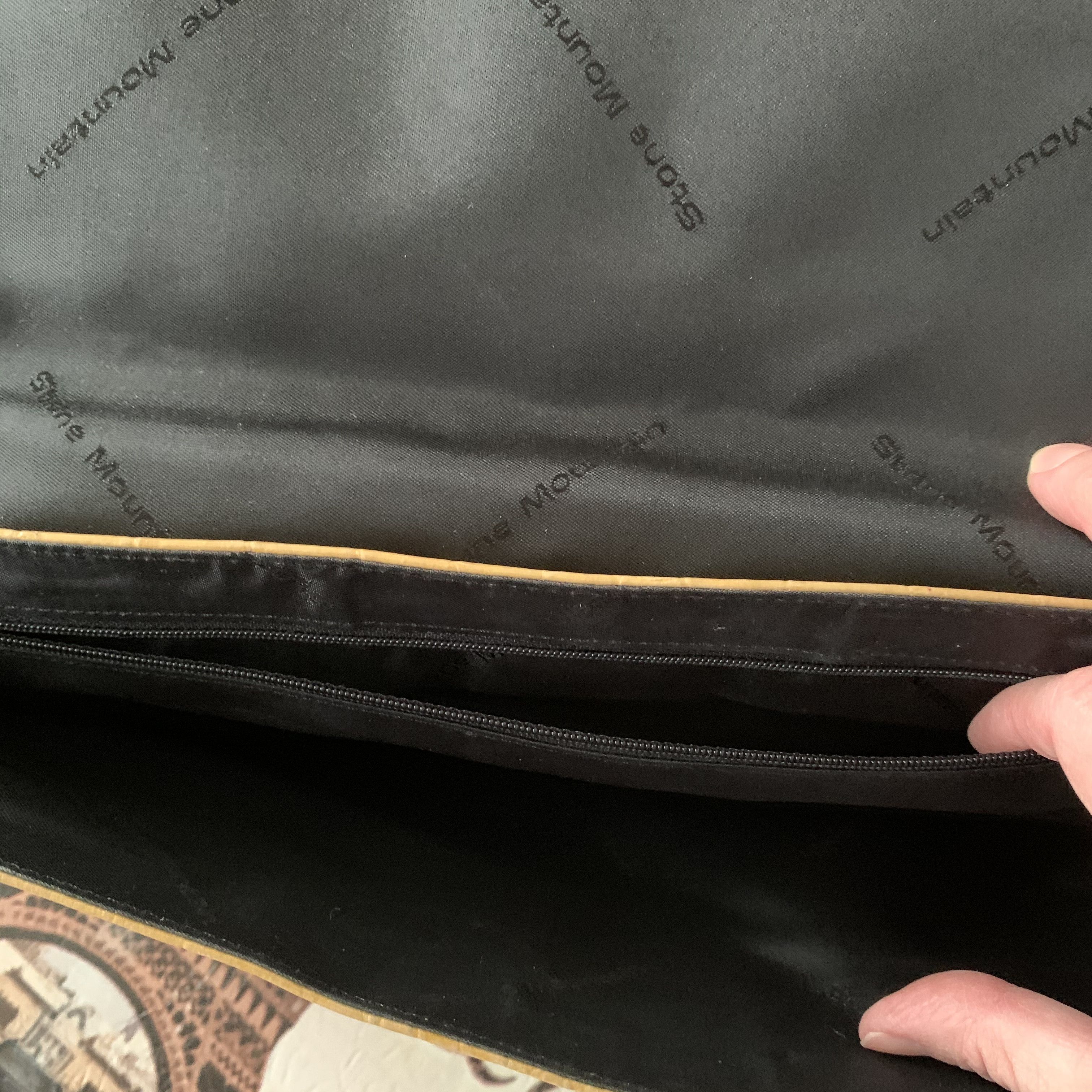 Other Stone Mountain large beige envelope clutch handbag Size ONE SIZE - 4 Thumbnail