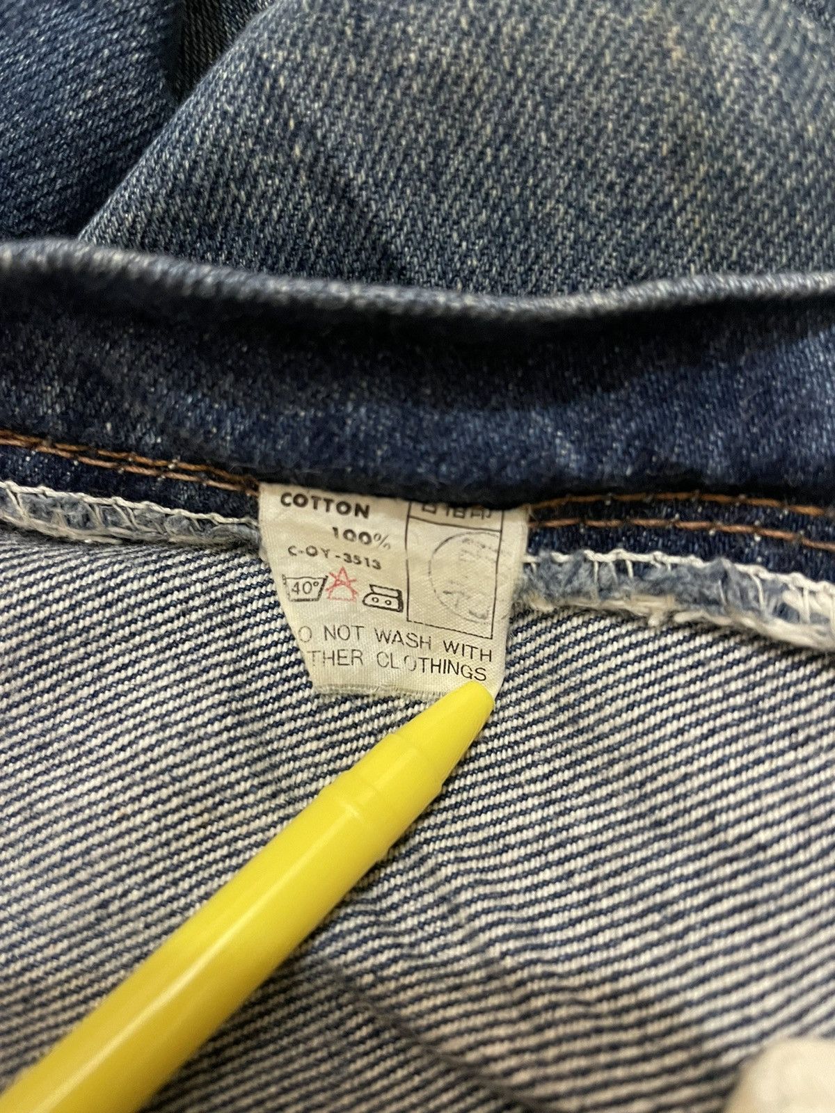 Big John × Japanese Brand × Vintage Vintage 90s Bog John 4517 Blue Washed Jeans Size US 30 / EU 46 - 11 Thumbnail