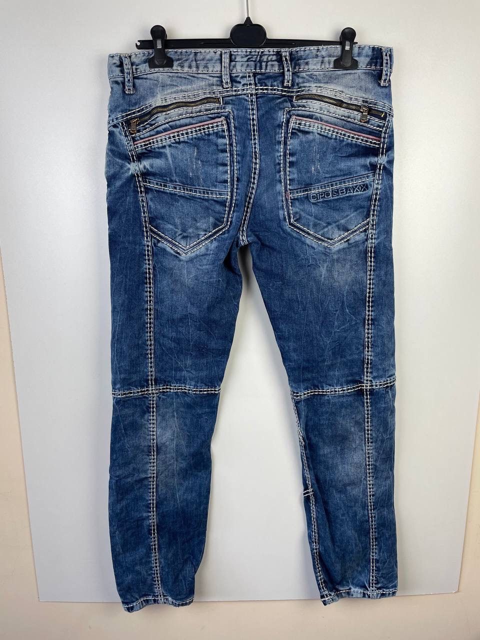 Denim & Co. Cipo Baxx crazy denim pants size 36 Size US 36 / EU 52 - 4 Thumbnail