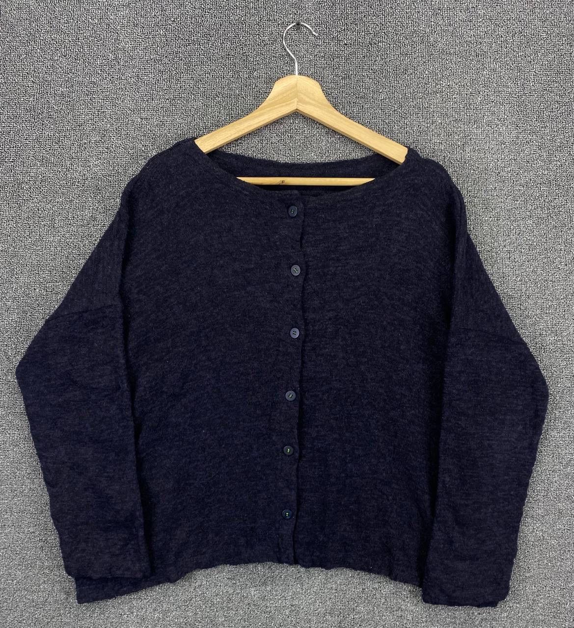 Vintage Issey Miyake Rare Design Shirts Button Up Cardigan