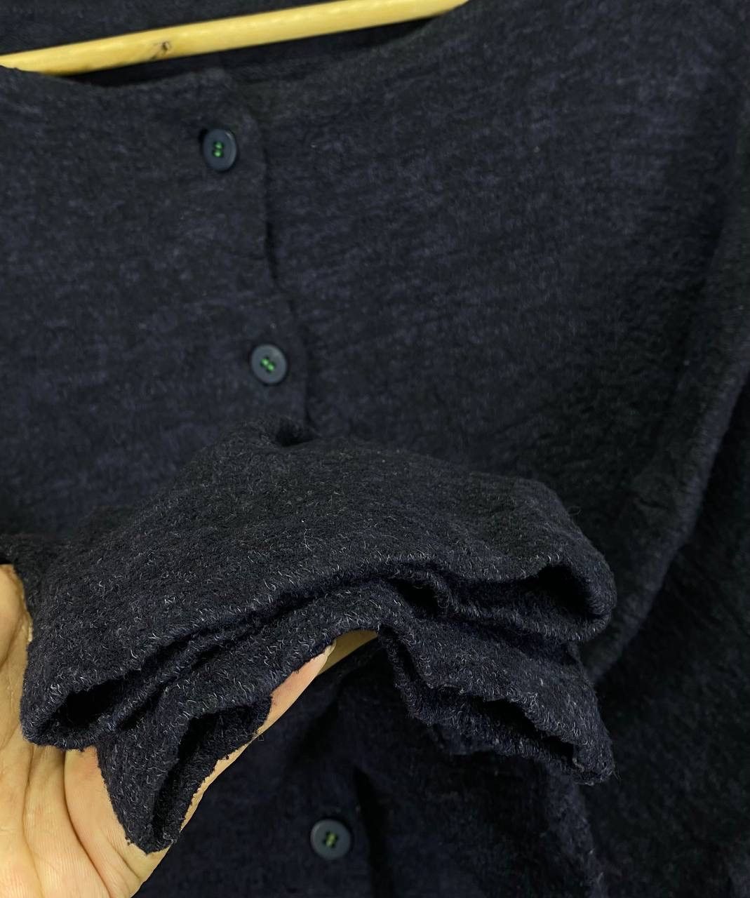 Issey Miyake Vintage Issey Miyake Rare Design Shirts Button Up Cardigan Size L / US 10 / IT 46 - 9 Thumbnail