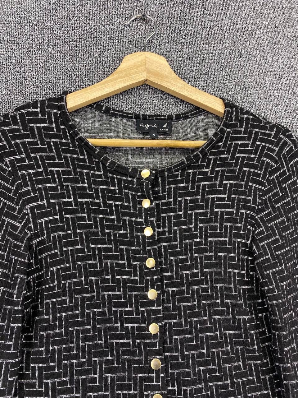 agnes b. Vintage Agnes B Shirts Button Up Nice Design Cardigan Size XXS / US 00 / IT 34 - 5 Thumbnail