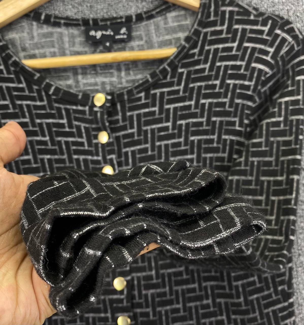 agnes b. Vintage Agnes B Shirts Button Up Nice Design Cardigan Size XXS / US 00 / IT 34 - 9 Thumbnail