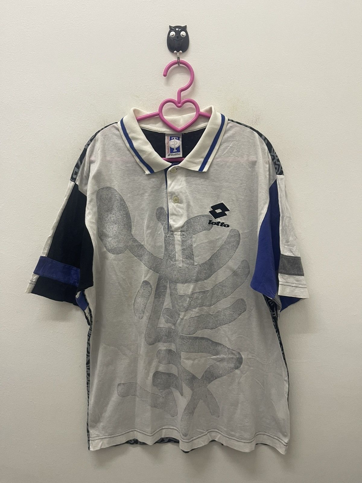 Lotto Sport Rare Vintage LOTTO Tennis Italiano Full All Over Print Size US M / EU 48-50 / 2 - 2 Thumbnail