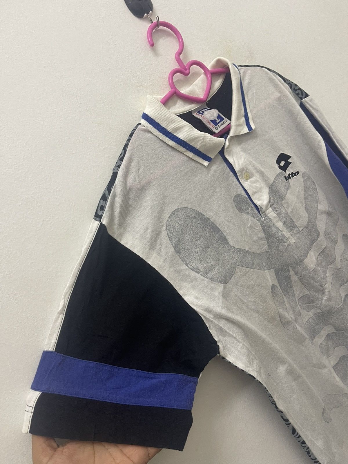 Lotto Sport Rare Vintage LOTTO Tennis Italiano Full All Over Print Size US M / EU 48-50 / 2 - 3 Thumbnail