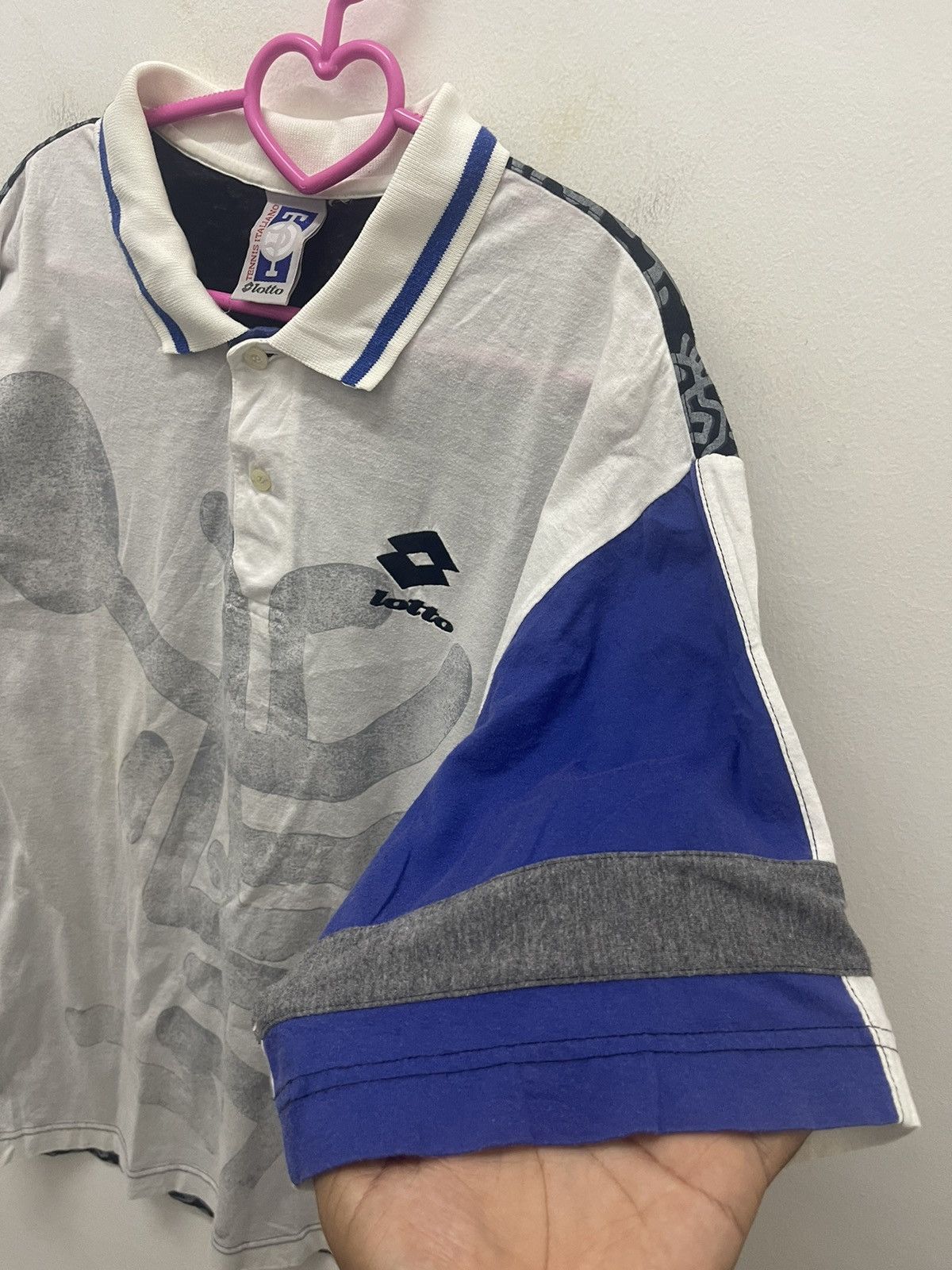 Lotto Sport Rare Vintage LOTTO Tennis Italiano Full All Over Print Size US M / EU 48-50 / 2 - 4 Thumbnail
