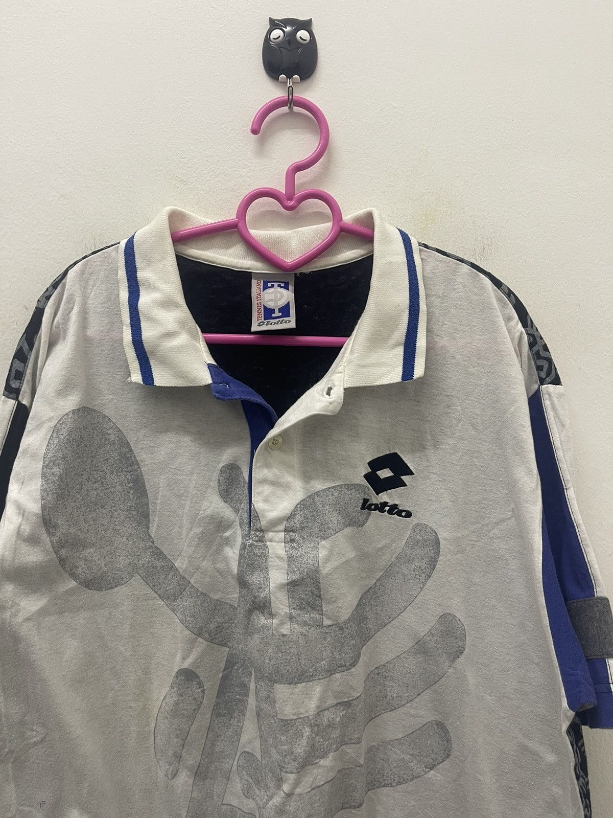Lotto Sport Rare Vintage LOTTO Tennis Italiano Full All Over Print Size US M / EU 48-50 / 2 - 5 Thumbnail